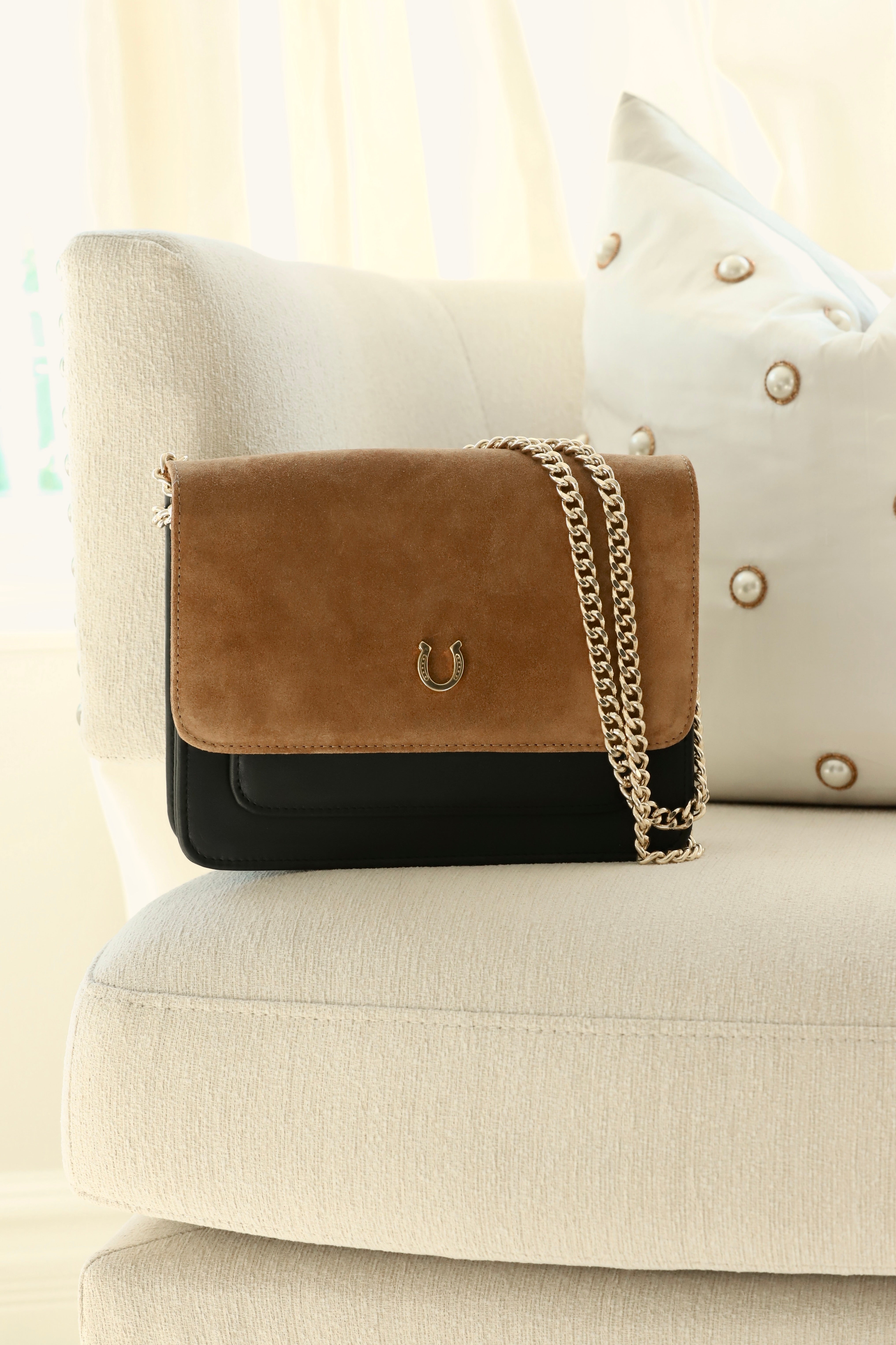 esquivias boots stylish equestrian aria suede leather horseshoe bag