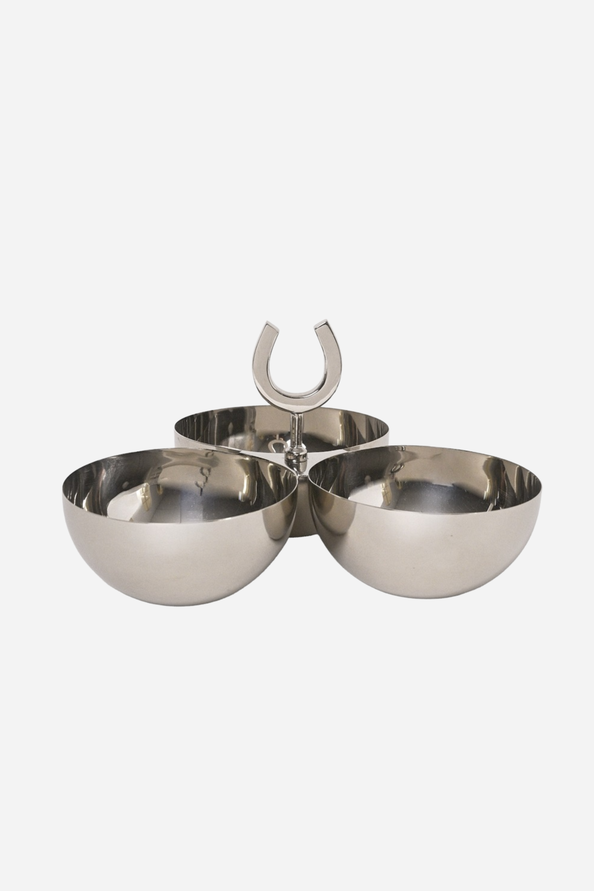 Harlowe Horseshoe Nut Bowl - Silver
