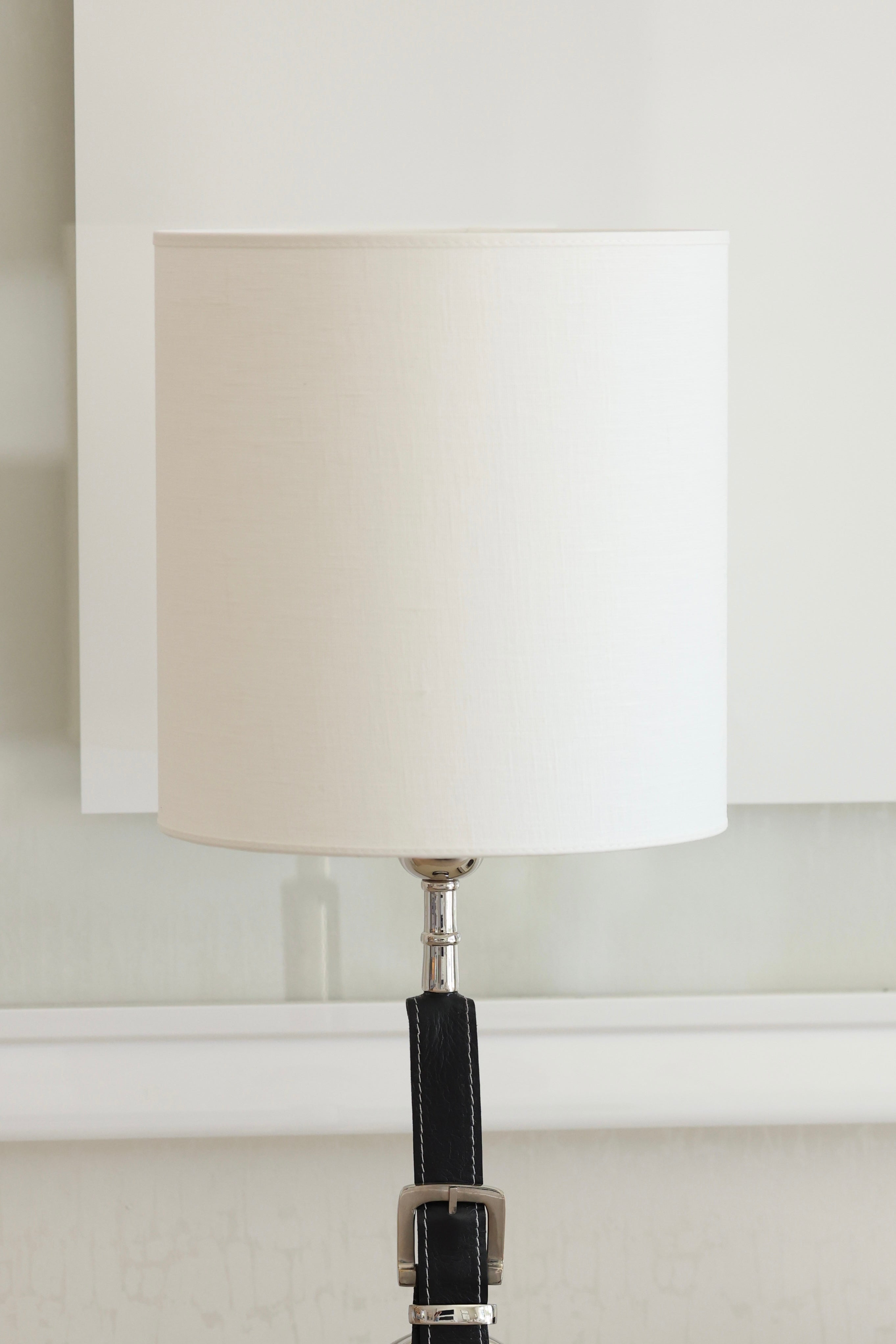 stylish equestrian adamsbro linen lamp shade