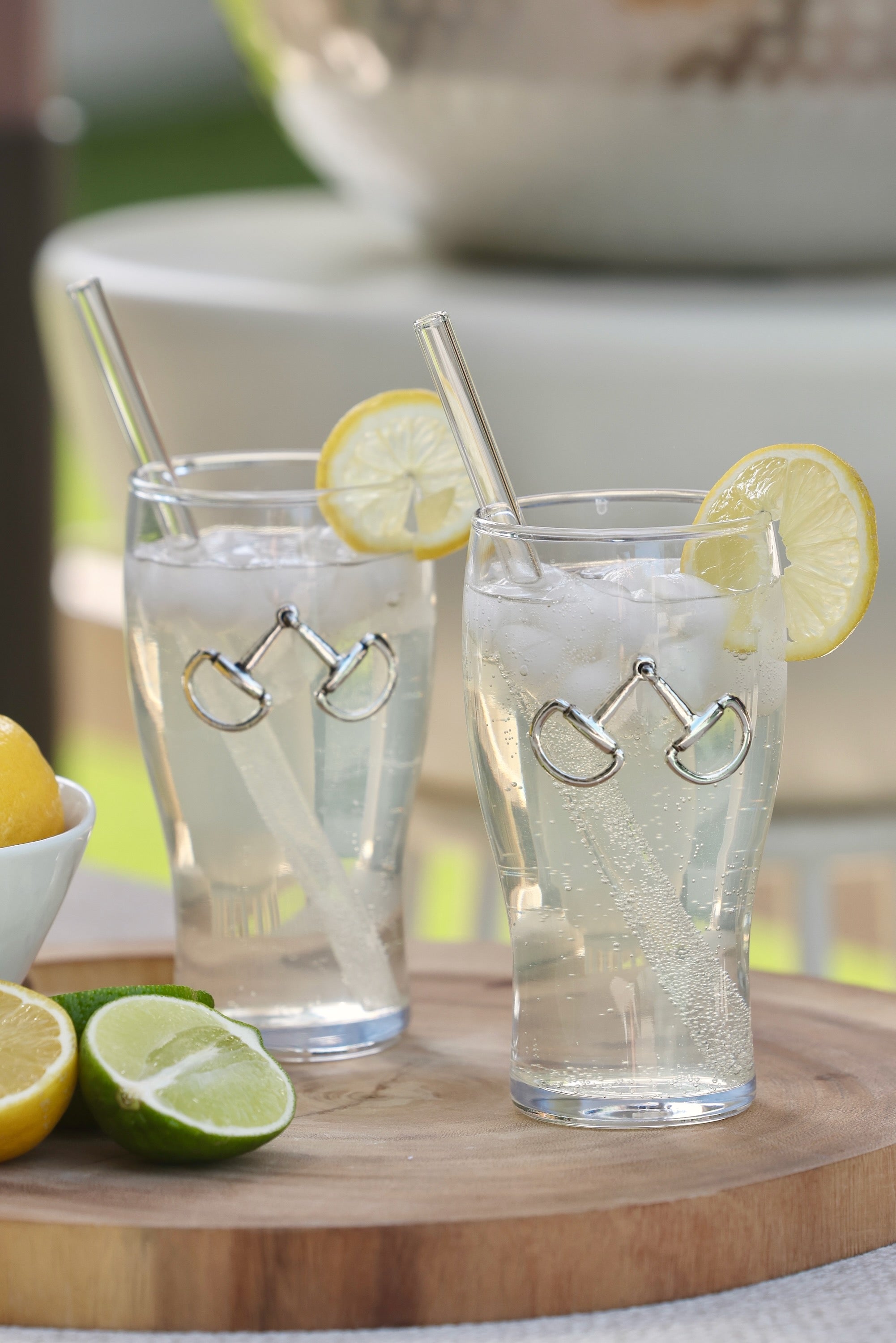 arthur court stylish equestrian aiden pint glass set