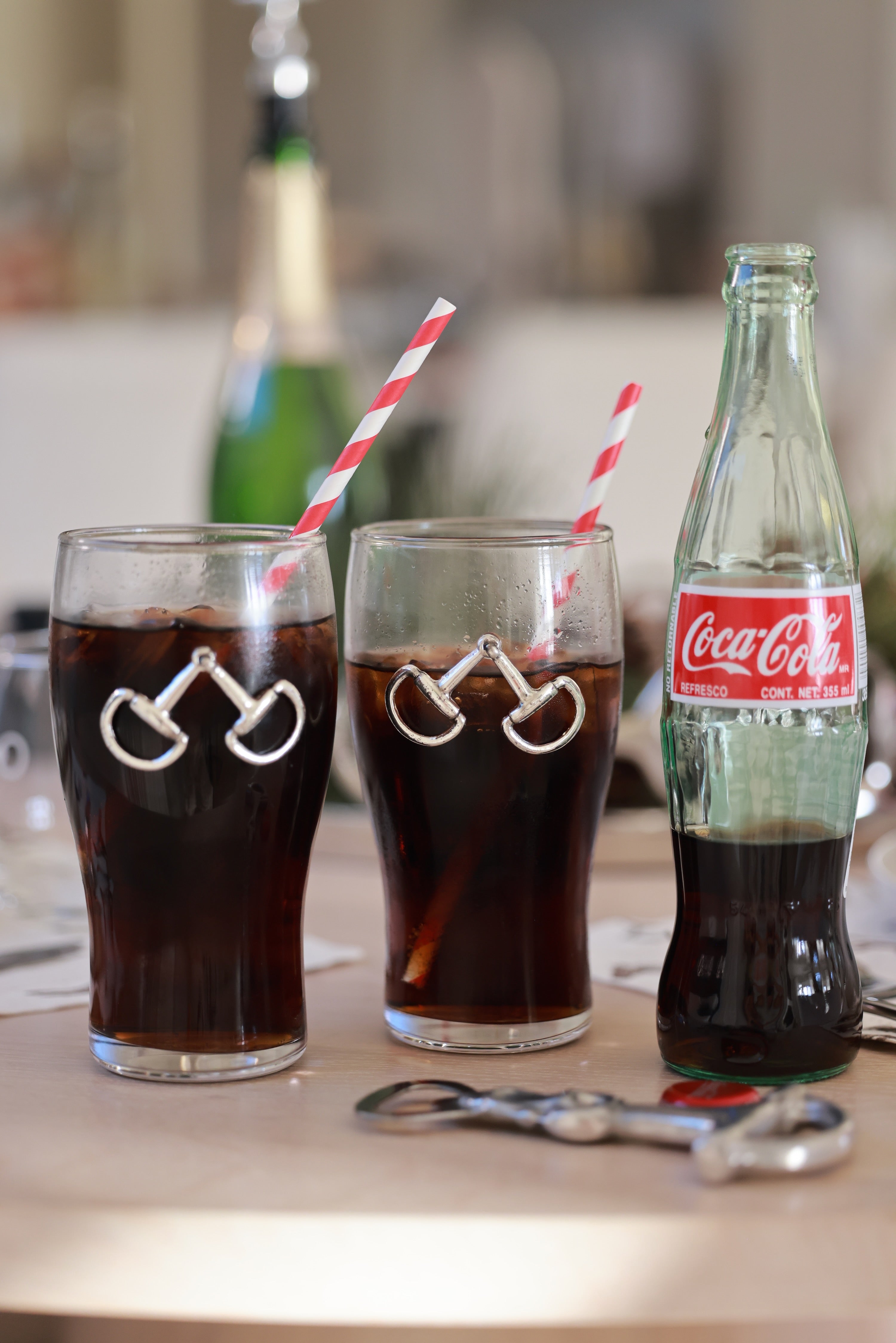 arthur court stylish equestrian aiden pint glass set