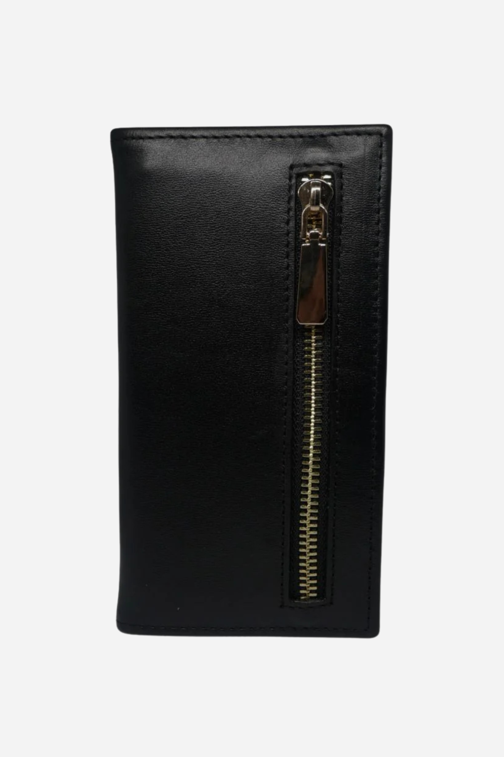Esquivias Aria Leather Wallet
3.5 x 6.6 inches
(length x Height )
Black calf leather
12 card slots
4 inside bills pockets
Coins space
gold zipper
Gold Esquivias pin