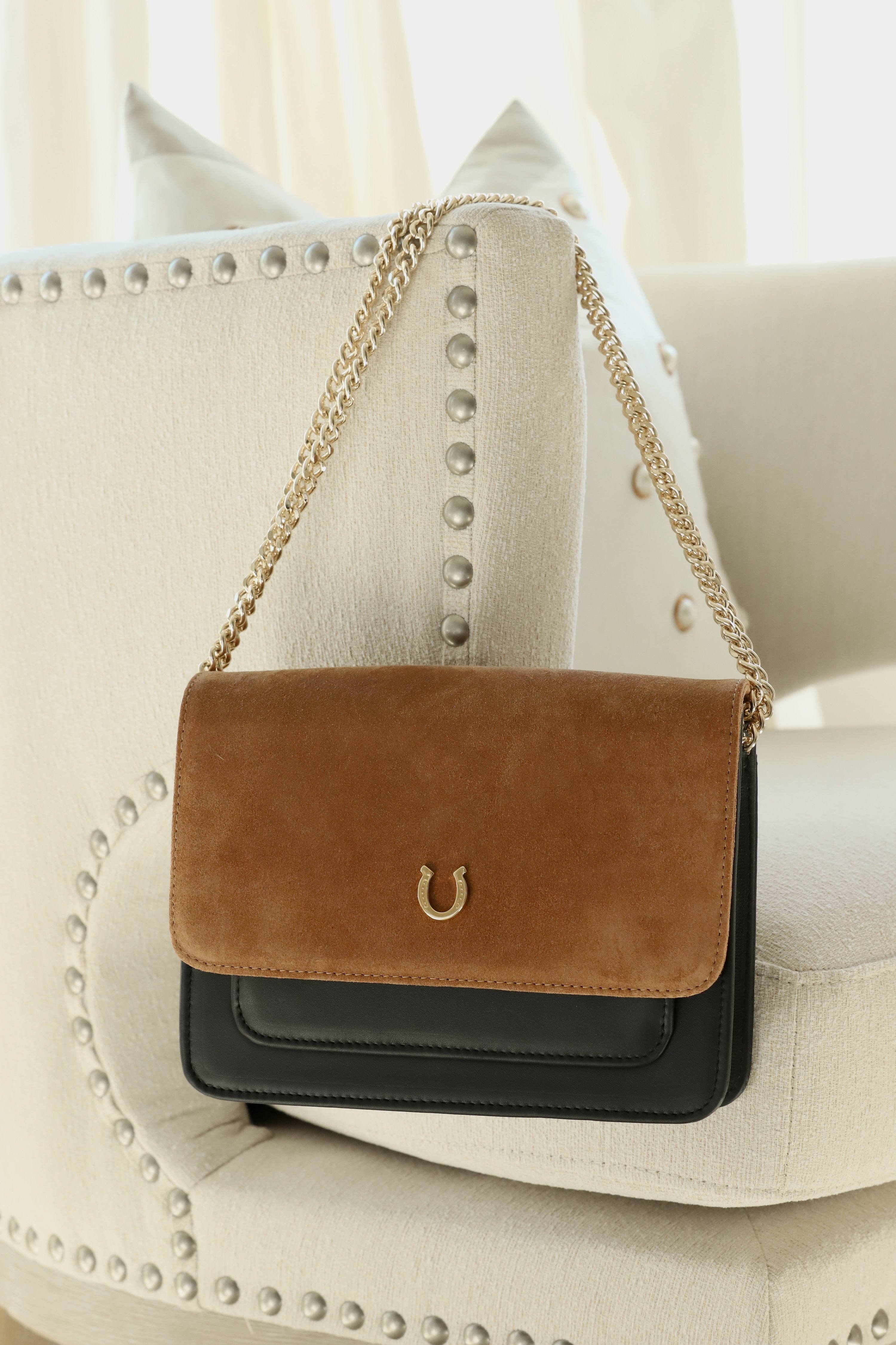 esquivias boots stylish equestrian aria suede leather horseshoe bag