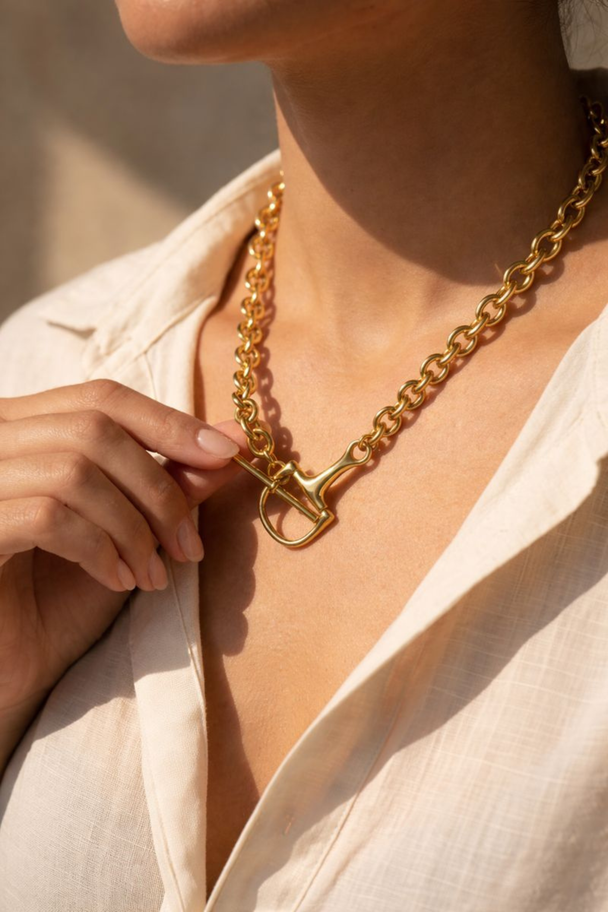 Athena Bit Toggle Necklace