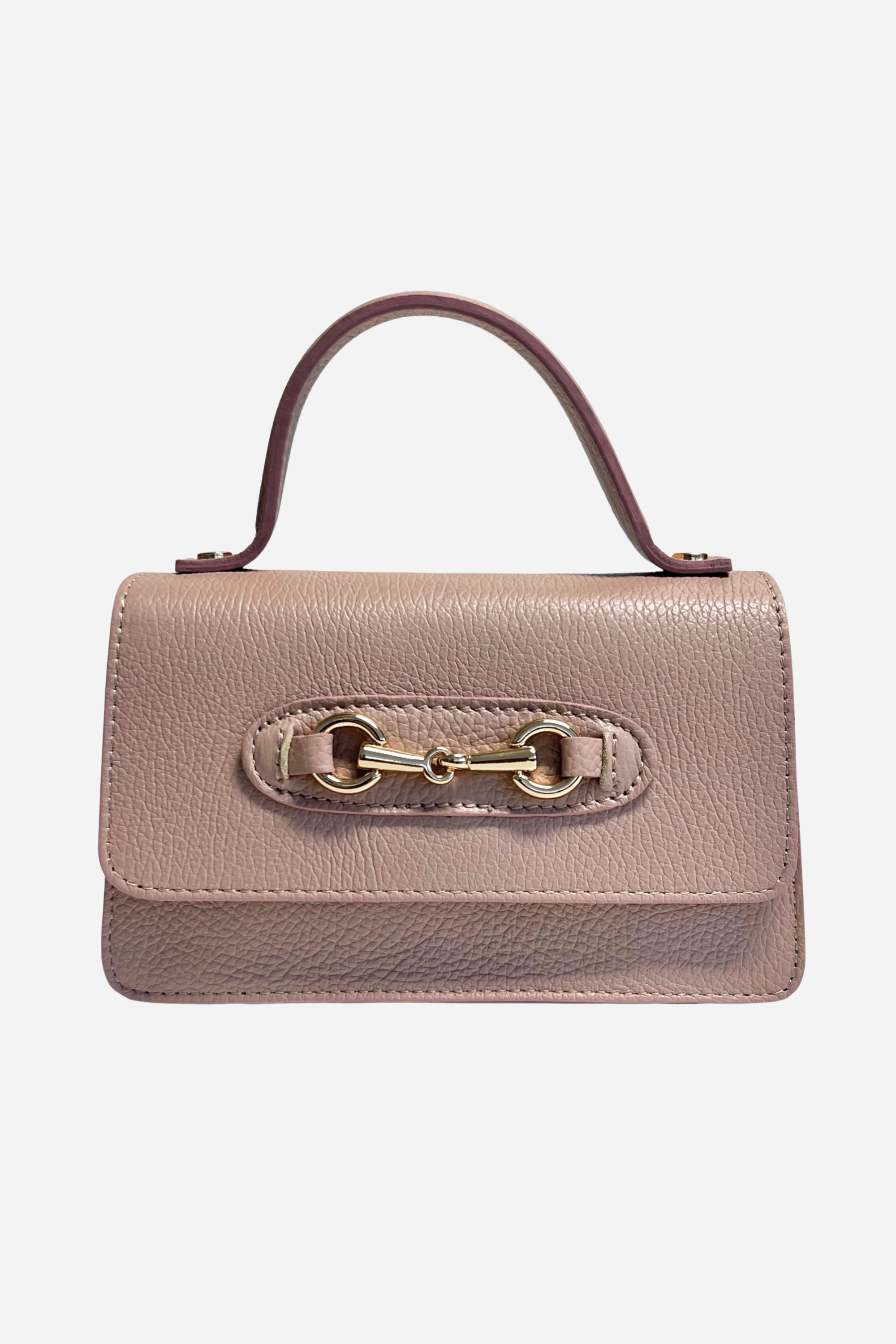 Ava Leather Bit Bag - Rosewood