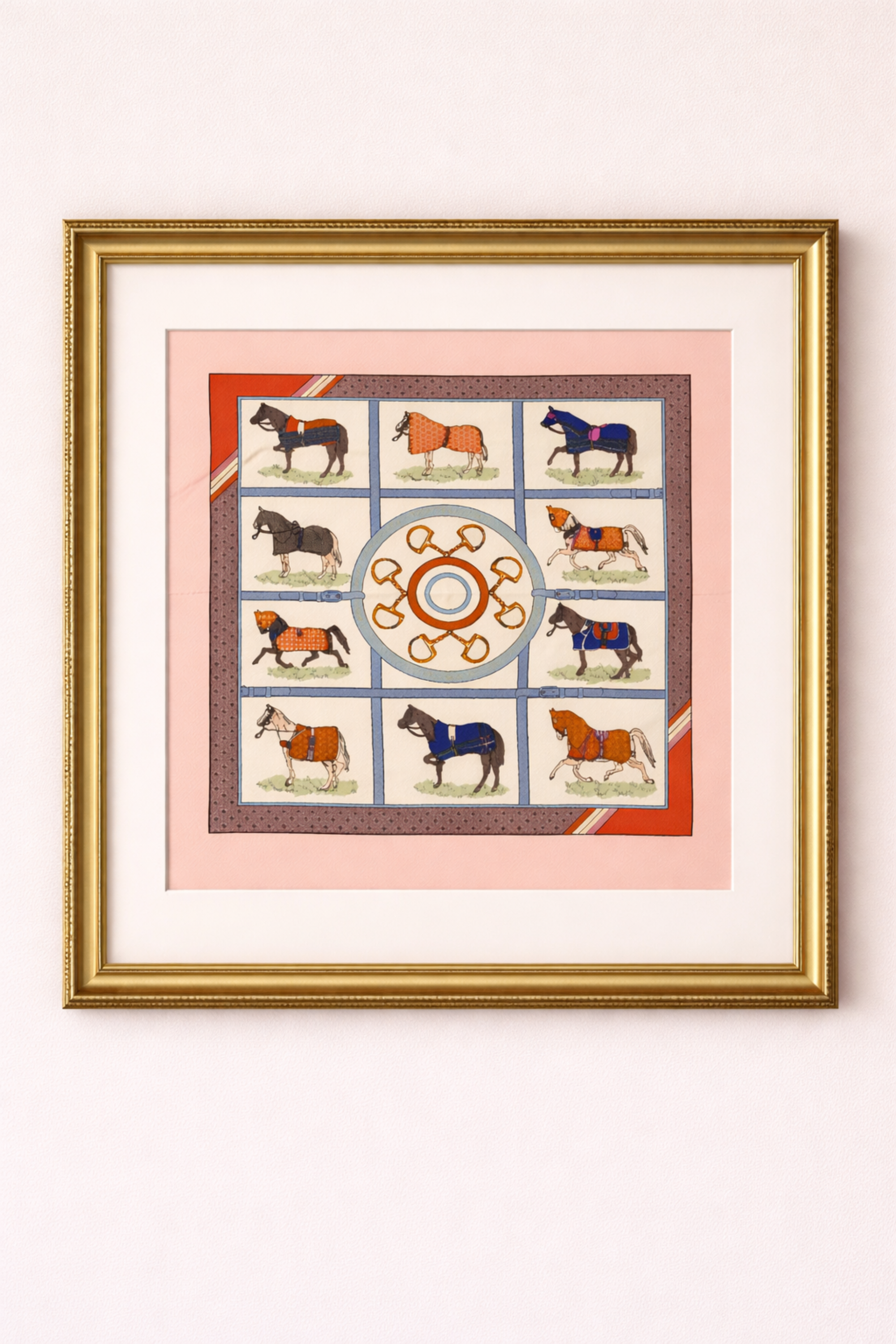 Bridget Twill Scarf - Blush