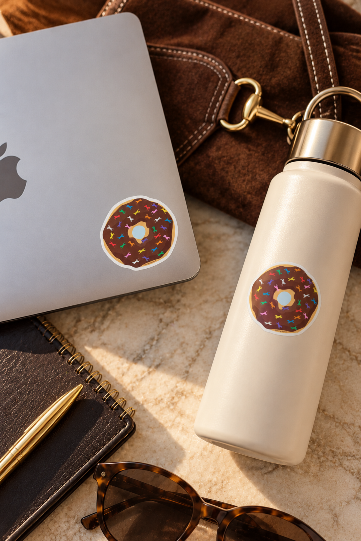 Buck N' Donut Sticker