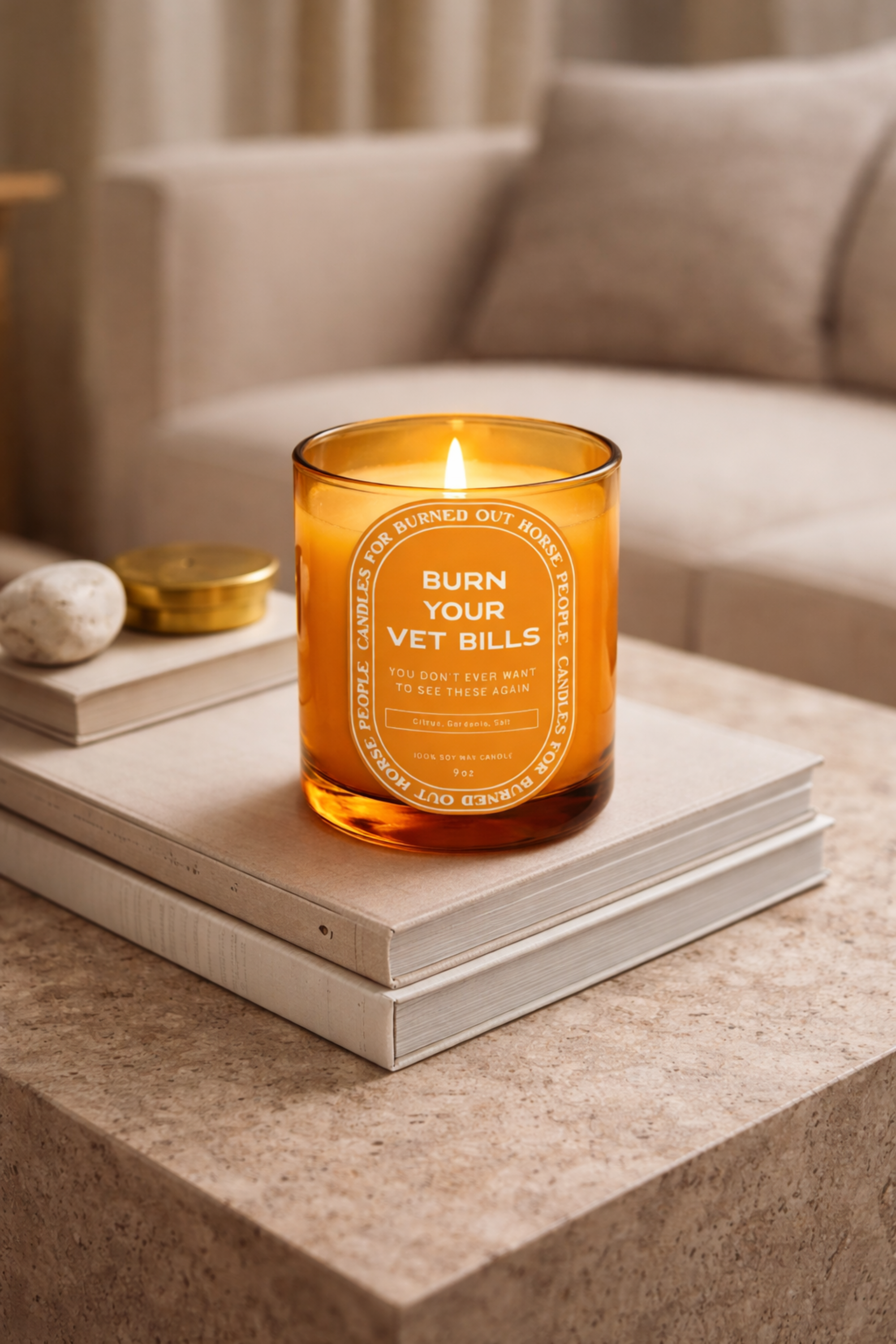 Burn Your Vet Bills Candle