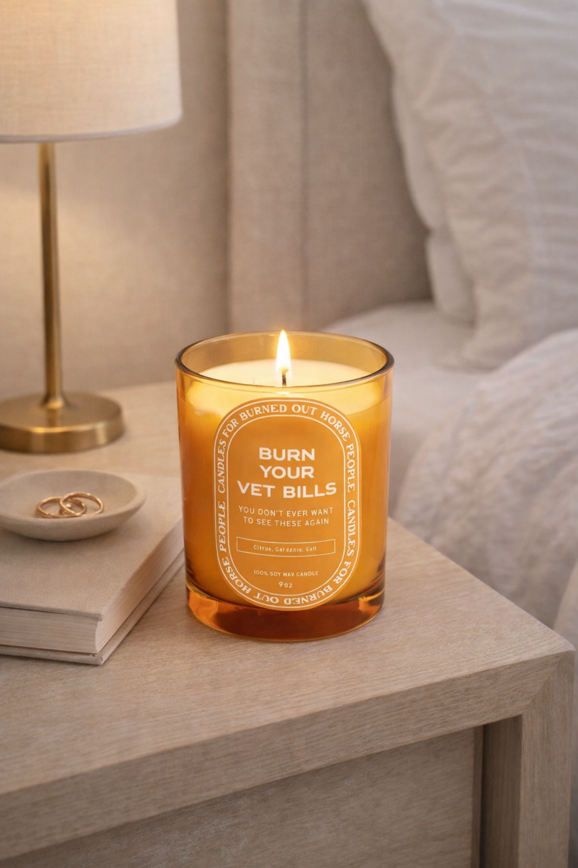 Burn Your Vet Bills Candle