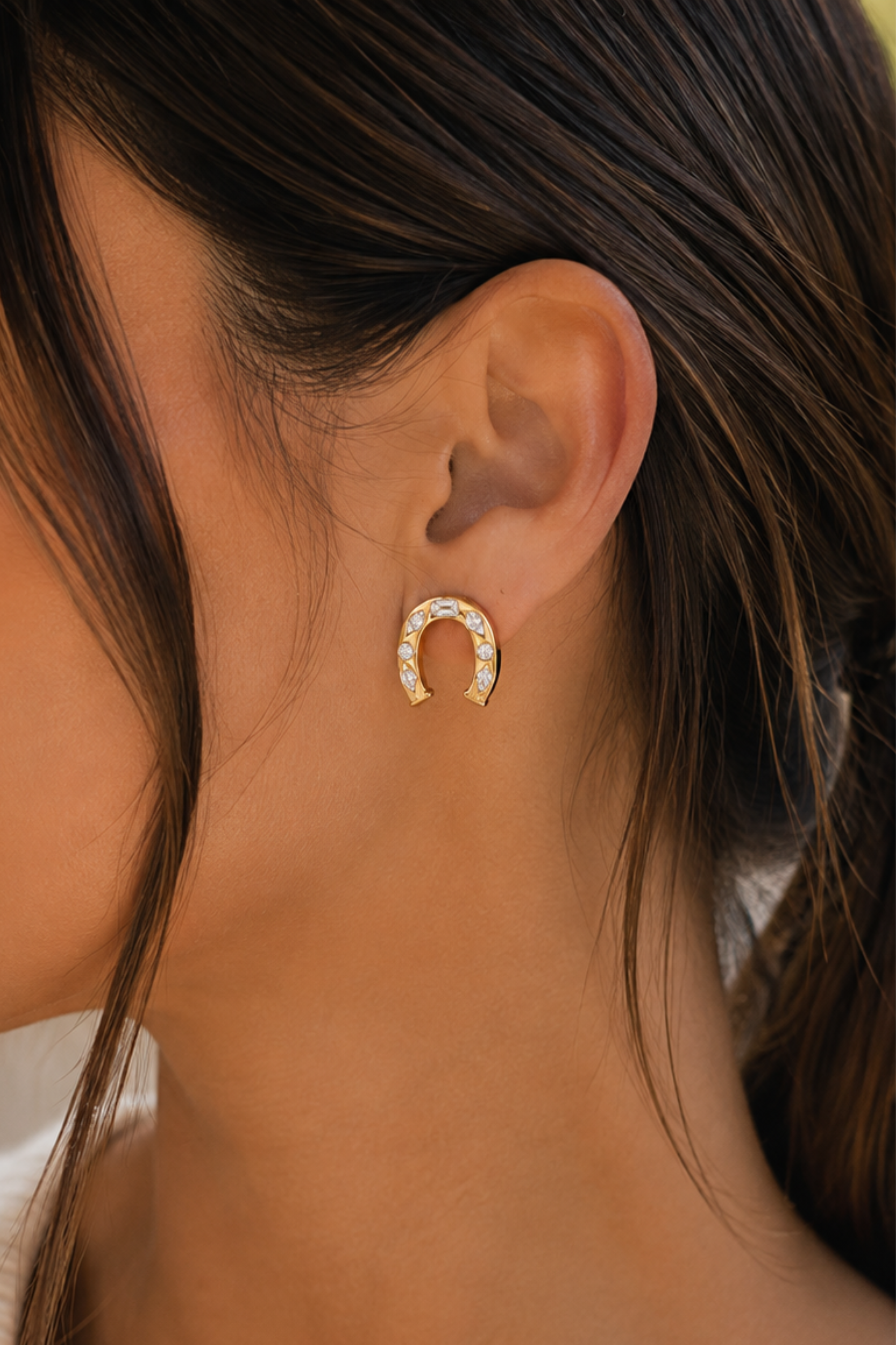 Camille Stud Earrings - Gold
