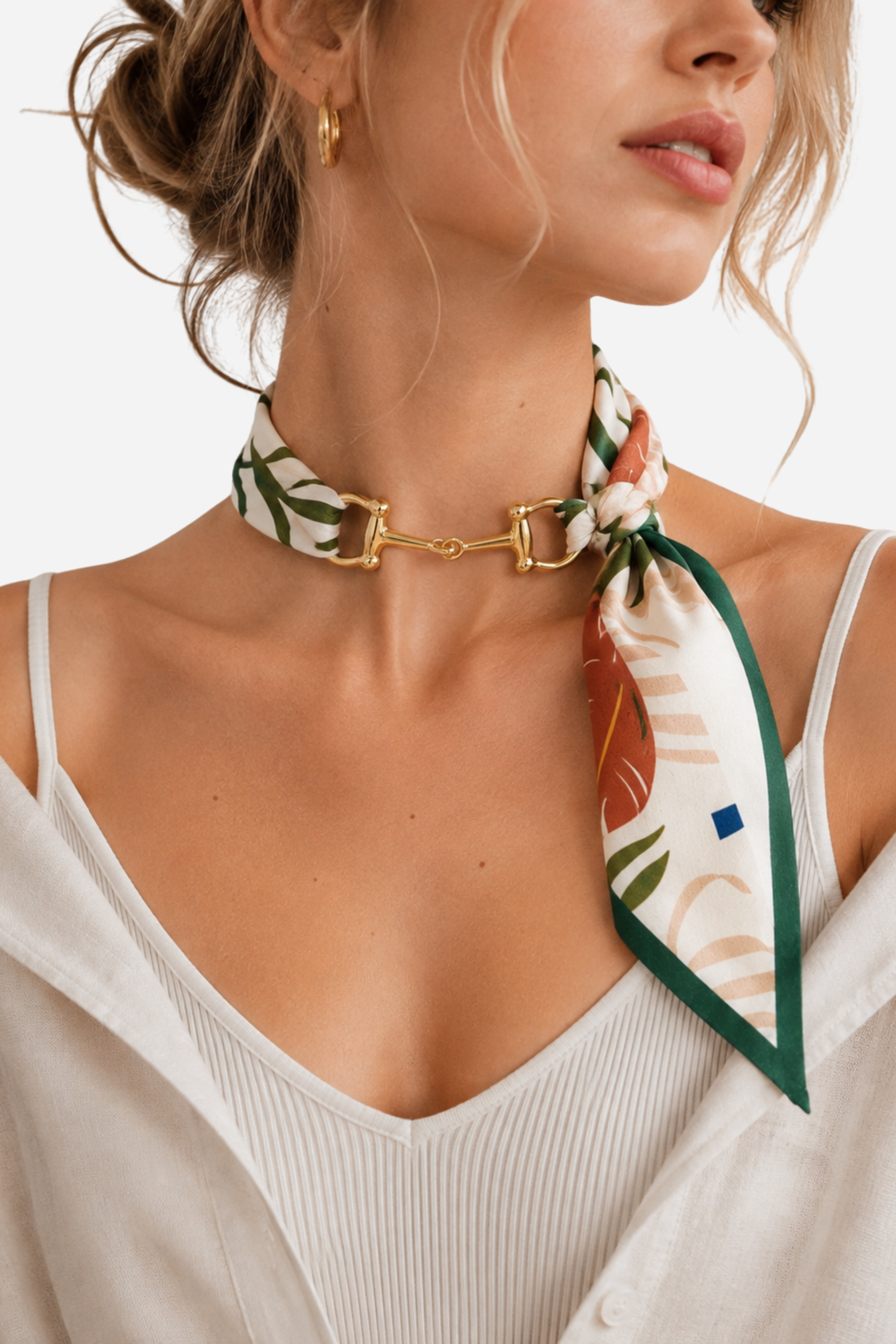 Capri Scarf Bit Necklace