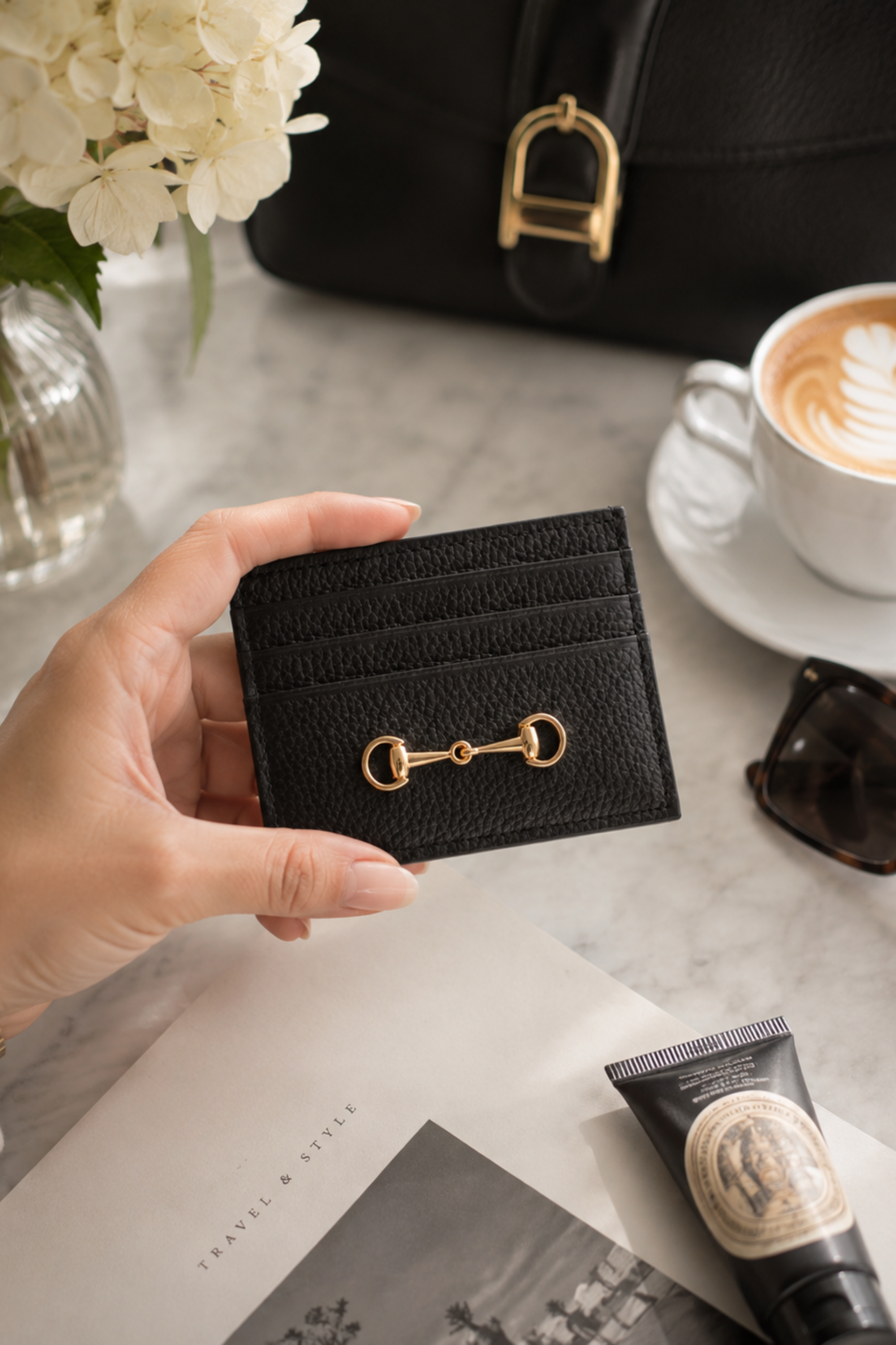 Cavallo Card Holder - Black