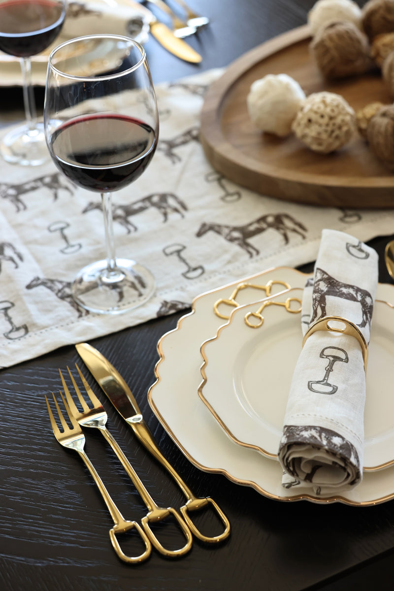 Shop Luxe Collection Black & Gold Cutlery