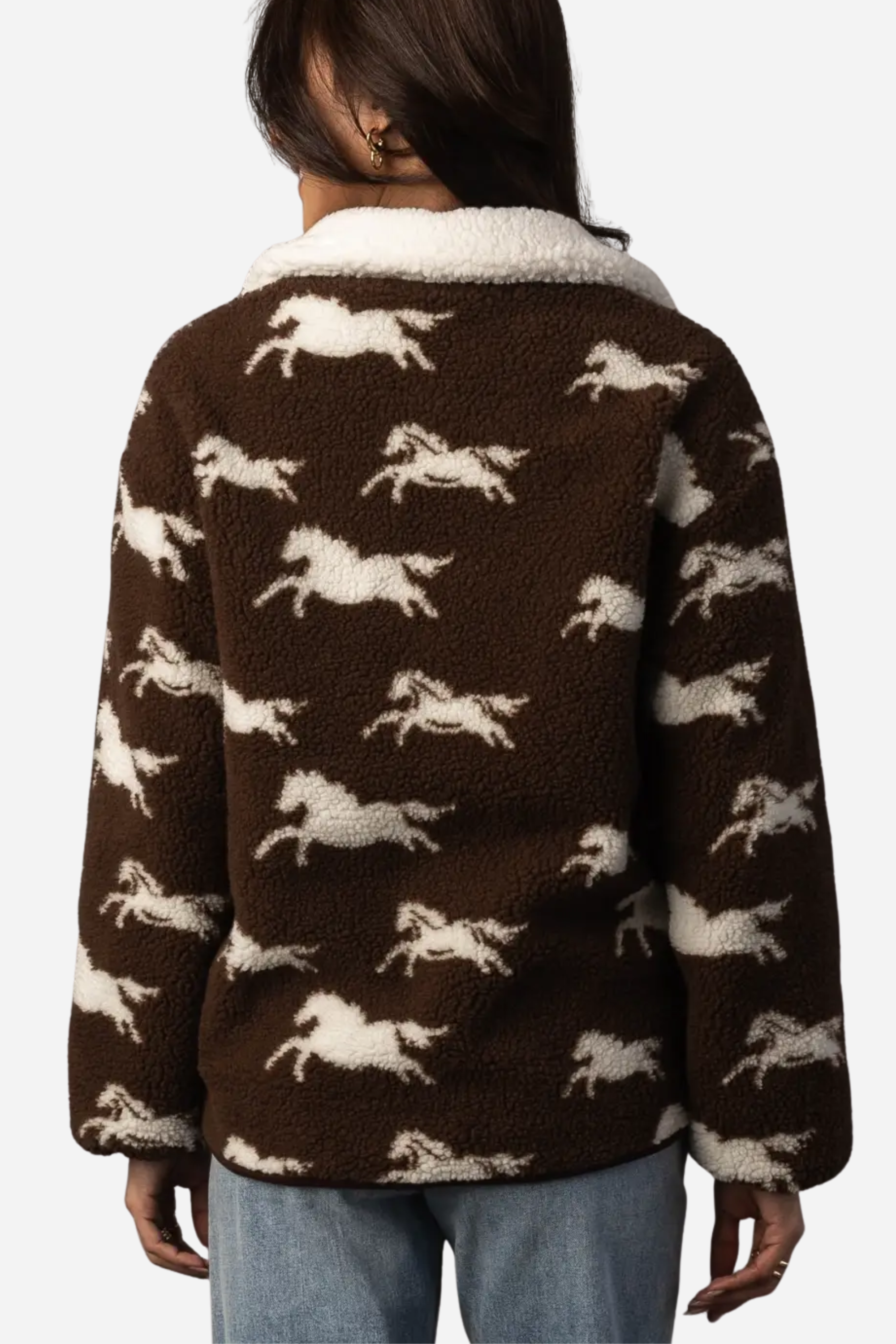 Cheyenne Sherpa Jacket - Chocolate