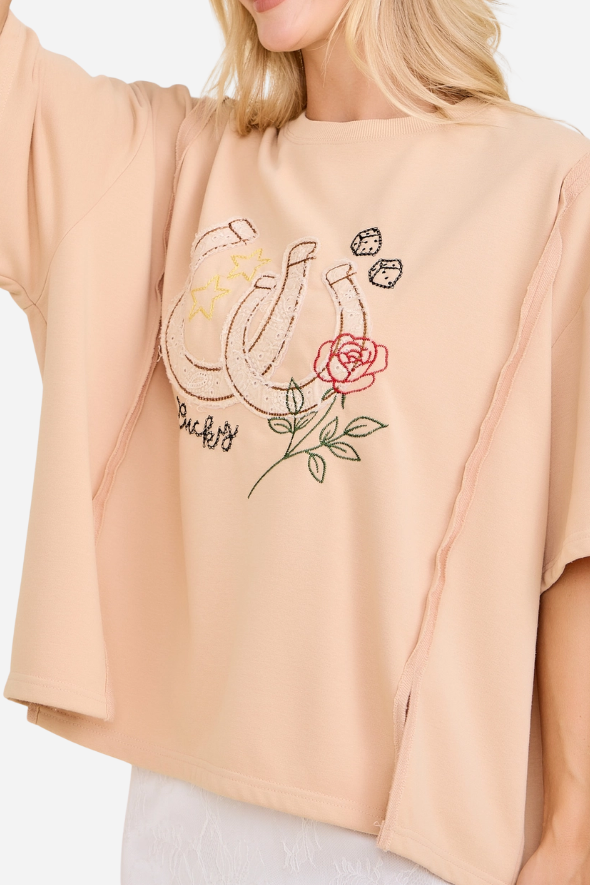 Cowgirl Charm Embroidered Tee