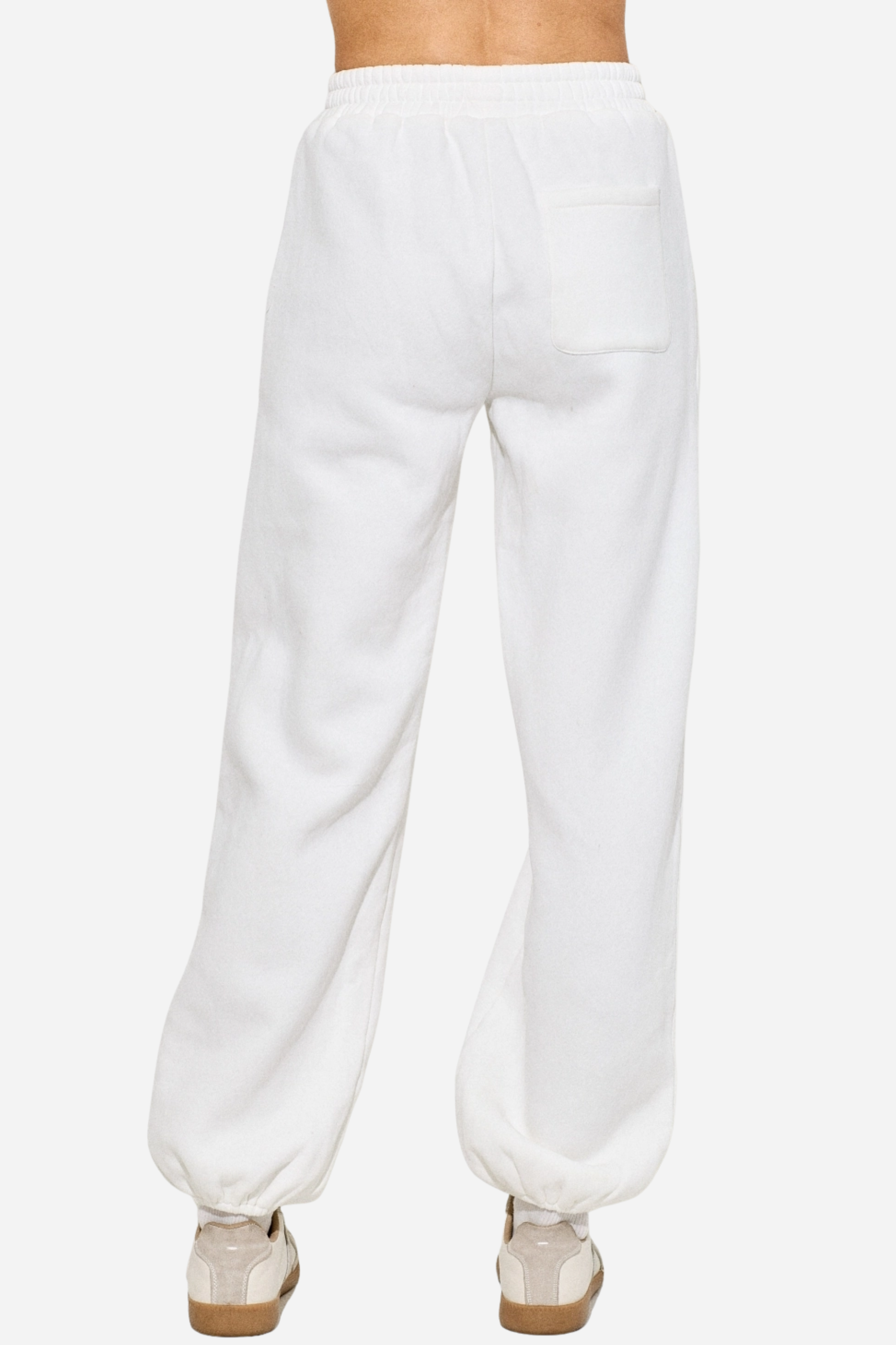 Cowgirl Ski Club Embroidered Sweatpant — ultra-soft fleece jogger-style pants blending western flair with après-ski charm. Features a powder-blue embroidered cowgirl graphic on the front right leg, elastic waistband, two side slit pockets, and a back pocket for comfort and style. Perfect cozy bottoms for horse girls and western fashion lovers. western cowgirl embroidery detail, horse girl apparel, equestrian clothing, western riding sweatpants, skiing cowgirl loungewear, cozy fleece joggers