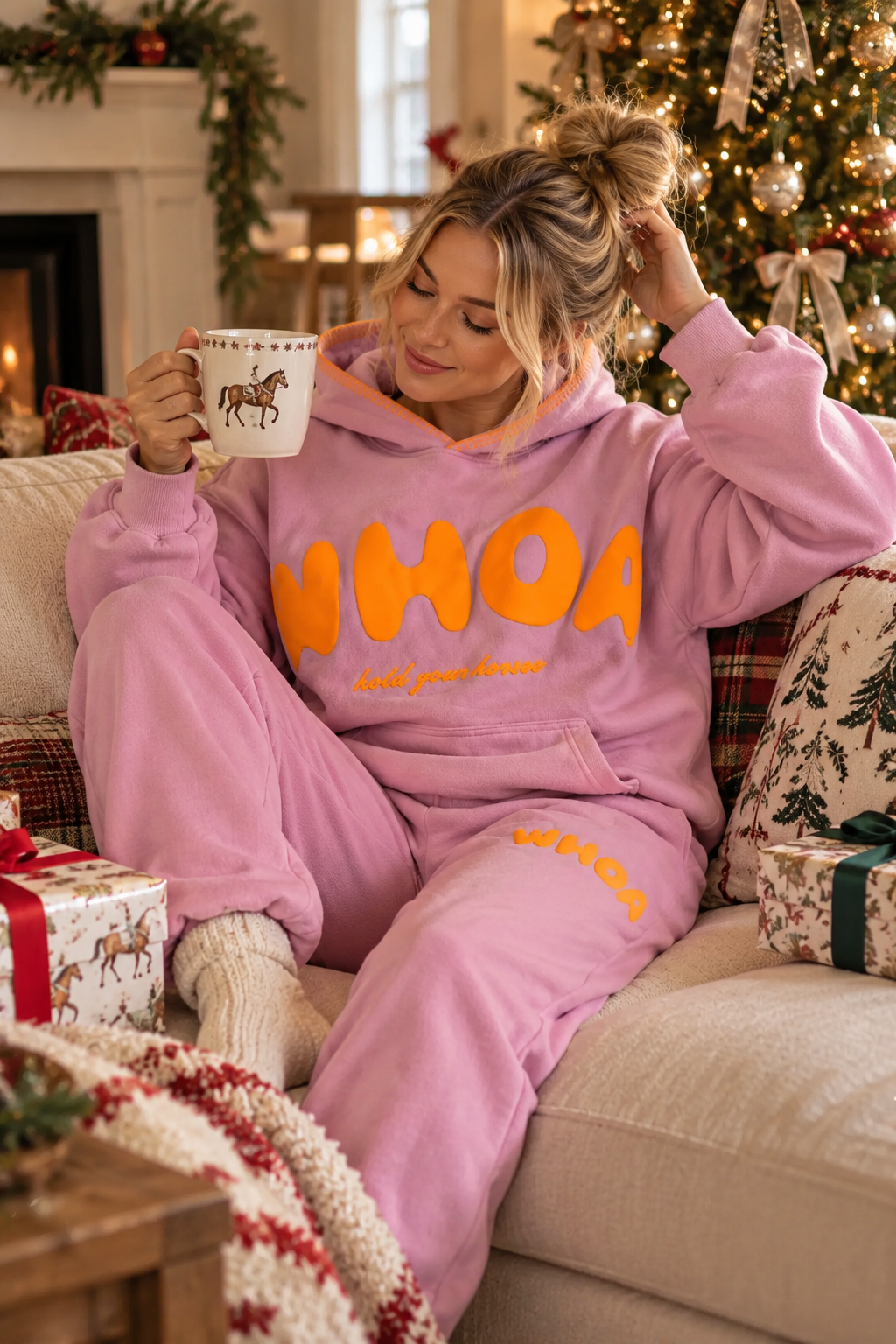 Whoa Hoodie - Poppy