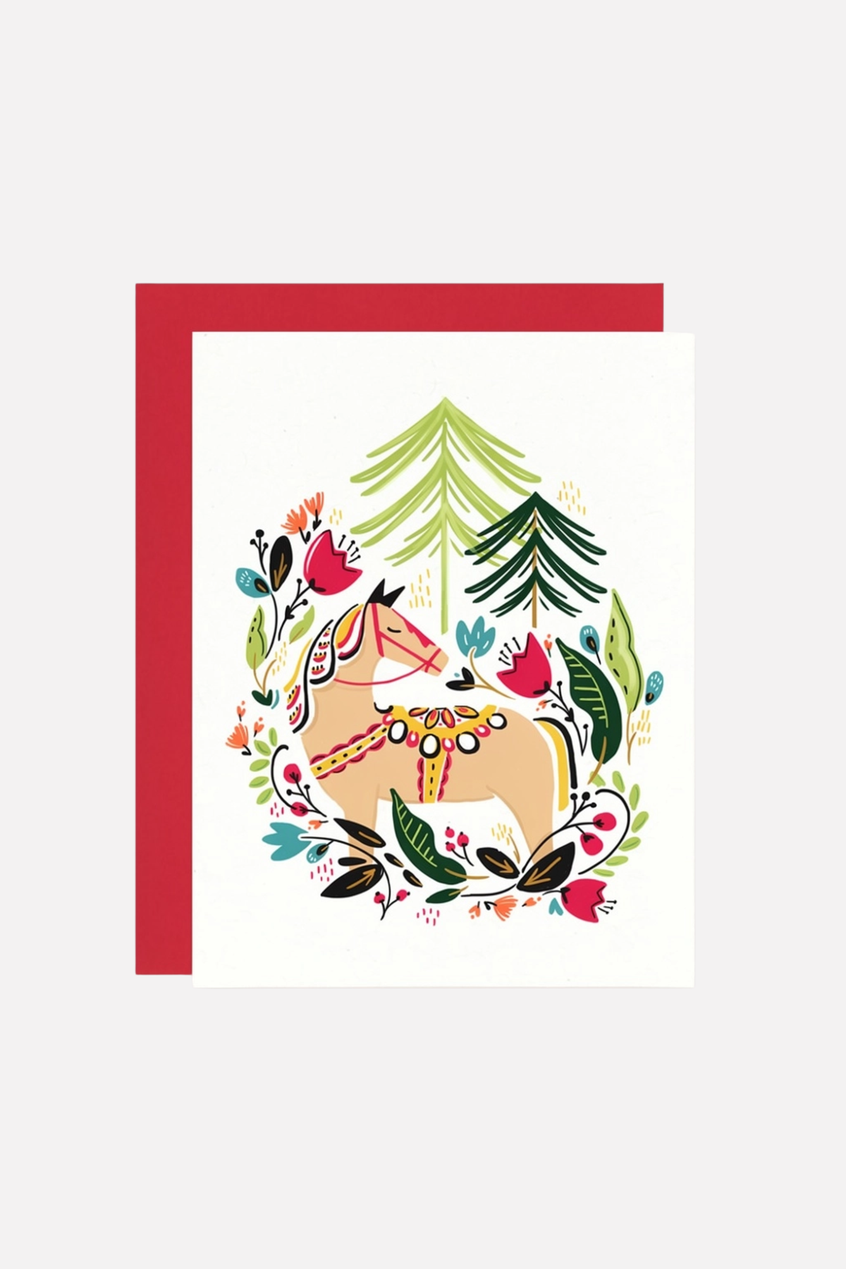 Dala Winter Pony Card