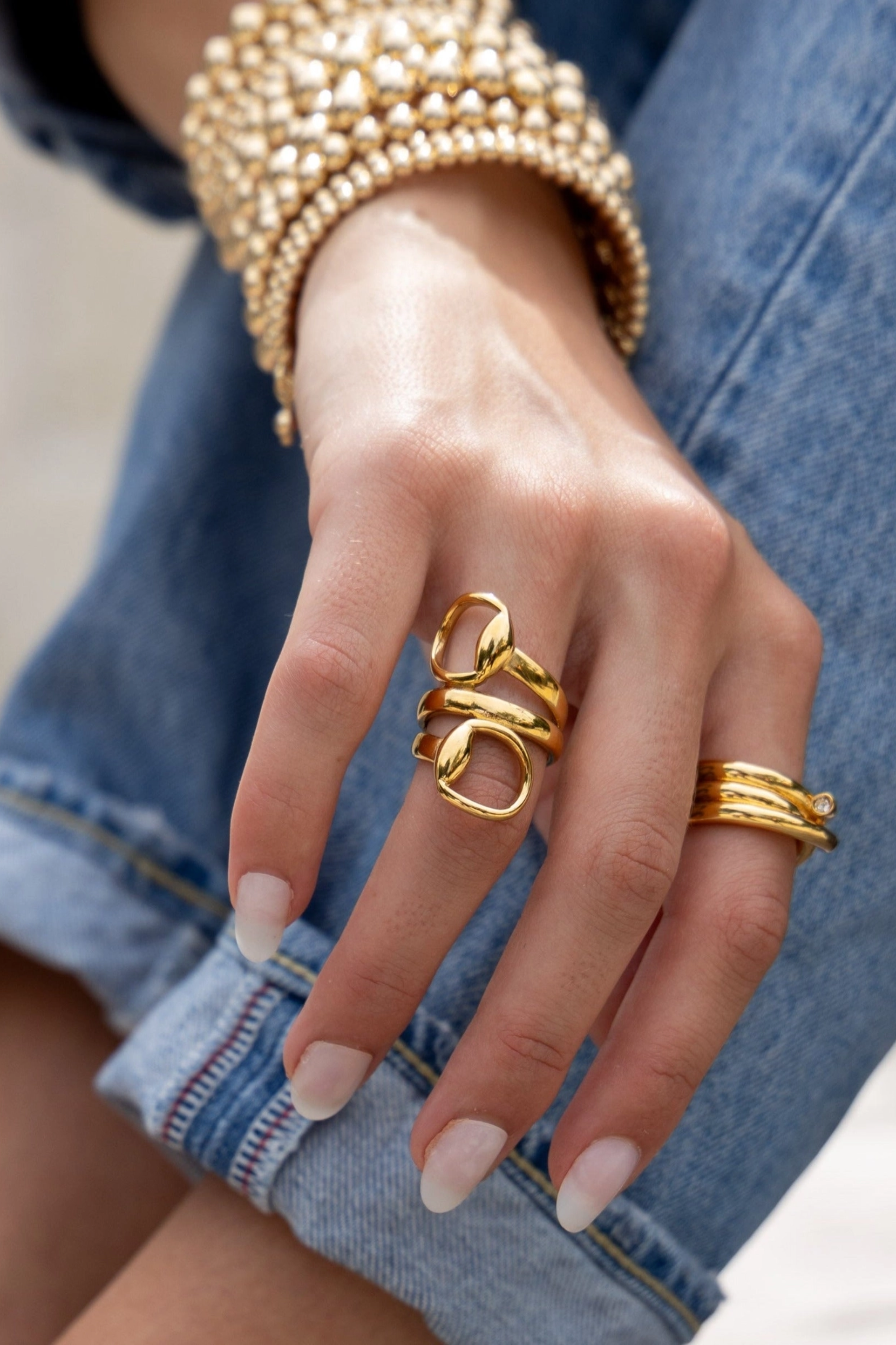 sahira jewelry design stylish equestrian dallas horse bit ring