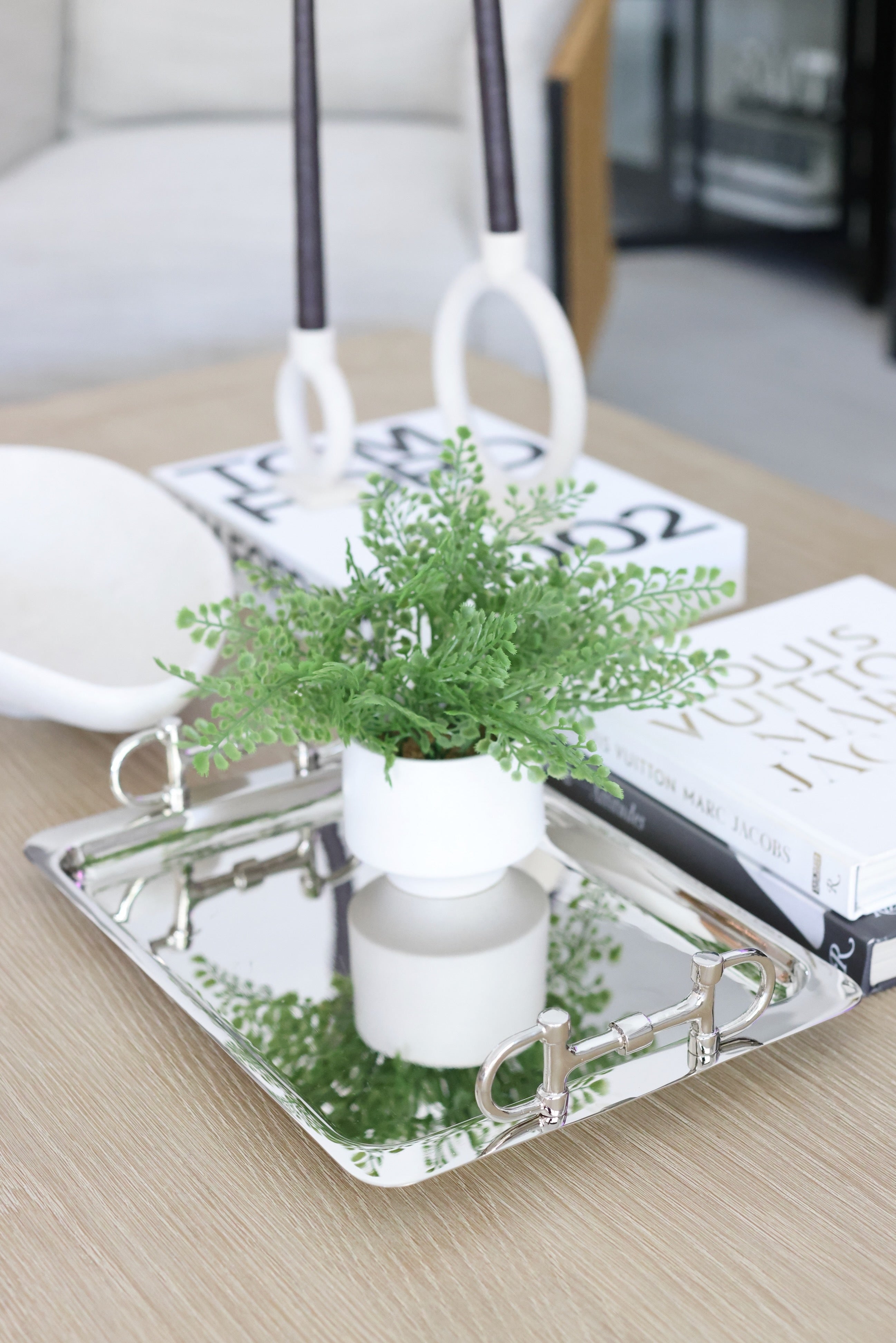 Eliana Snaffle Bit Tray - Silver