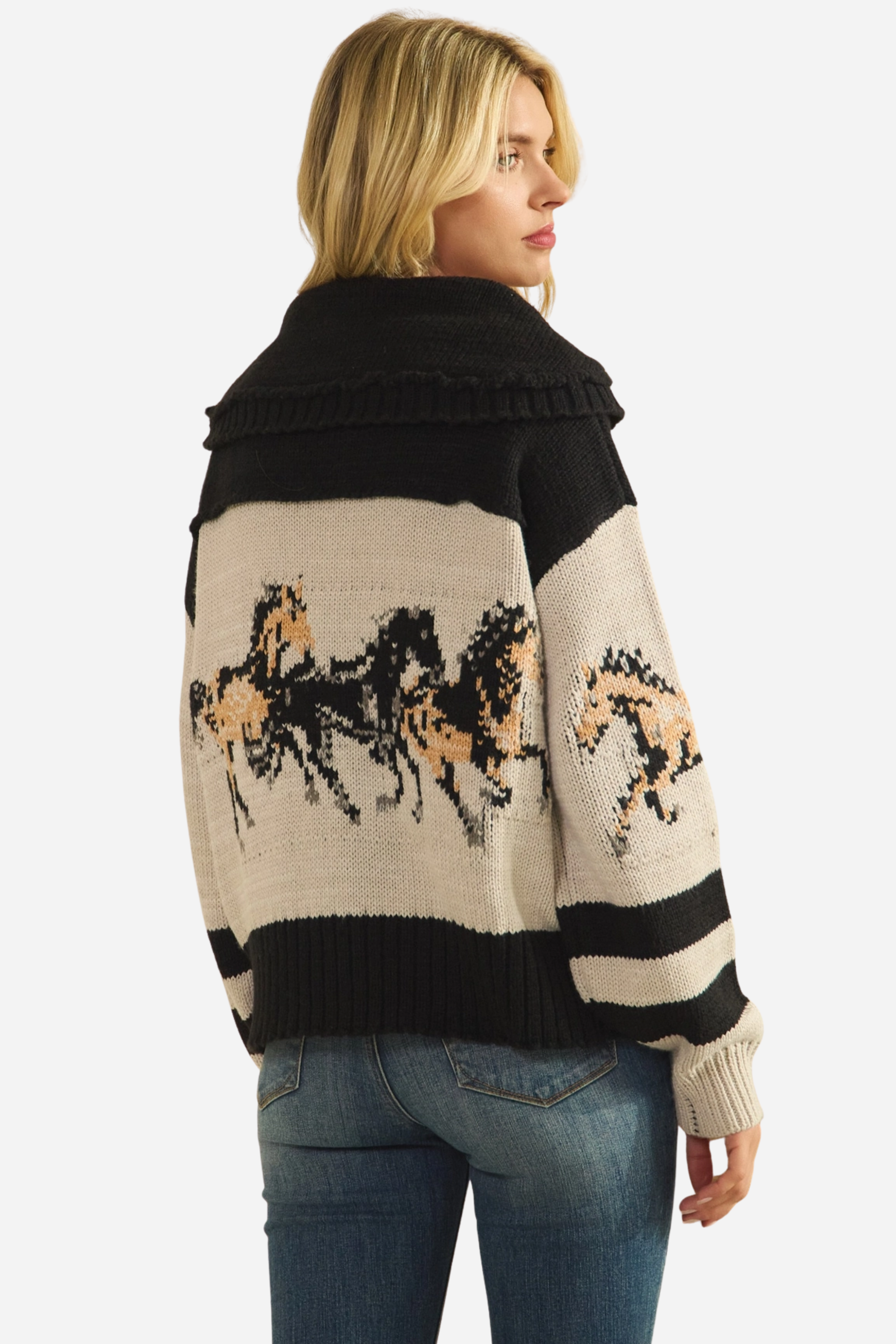 Elsa Galloping Horse Cardigan