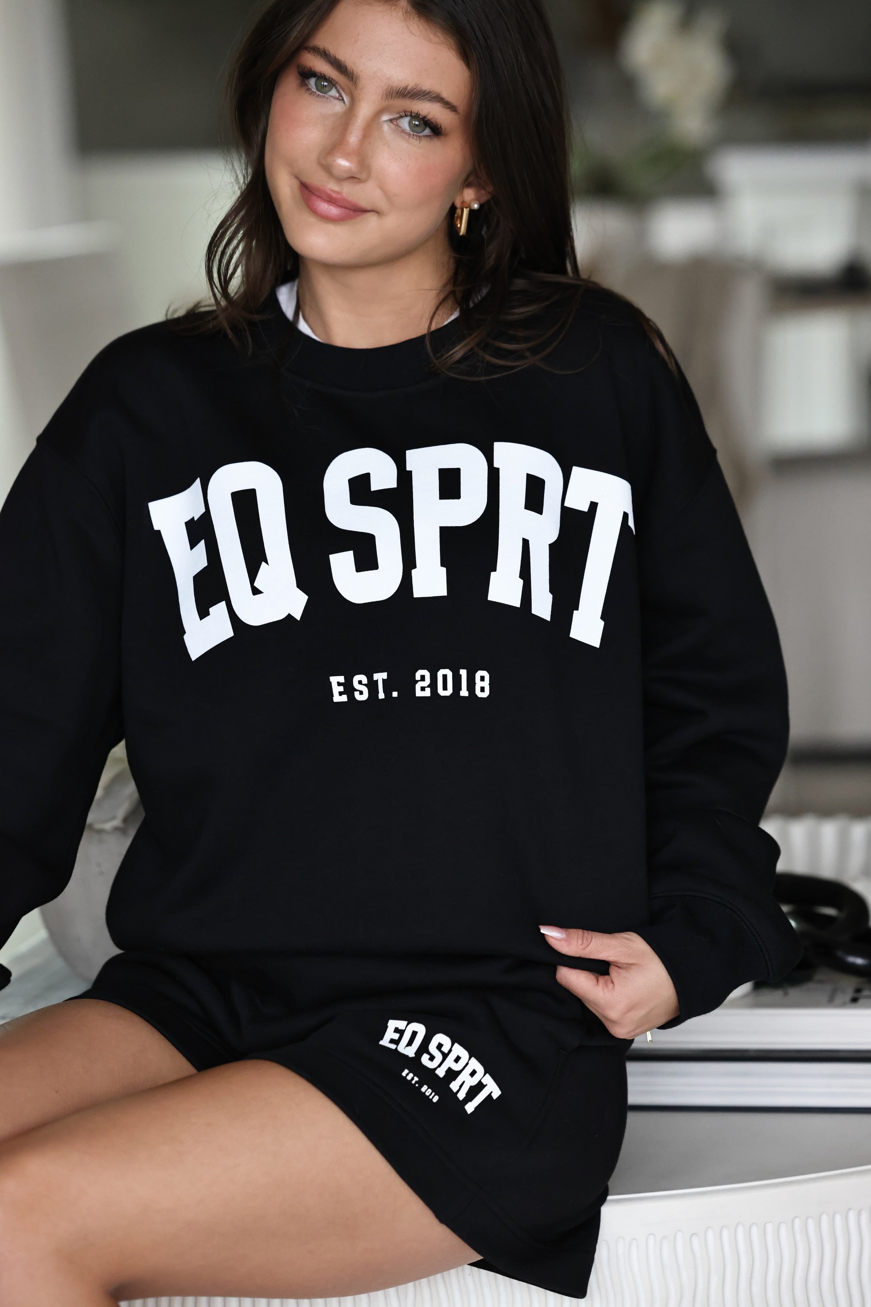 ascolour stylish equestrian eq sprt sweatshirt black