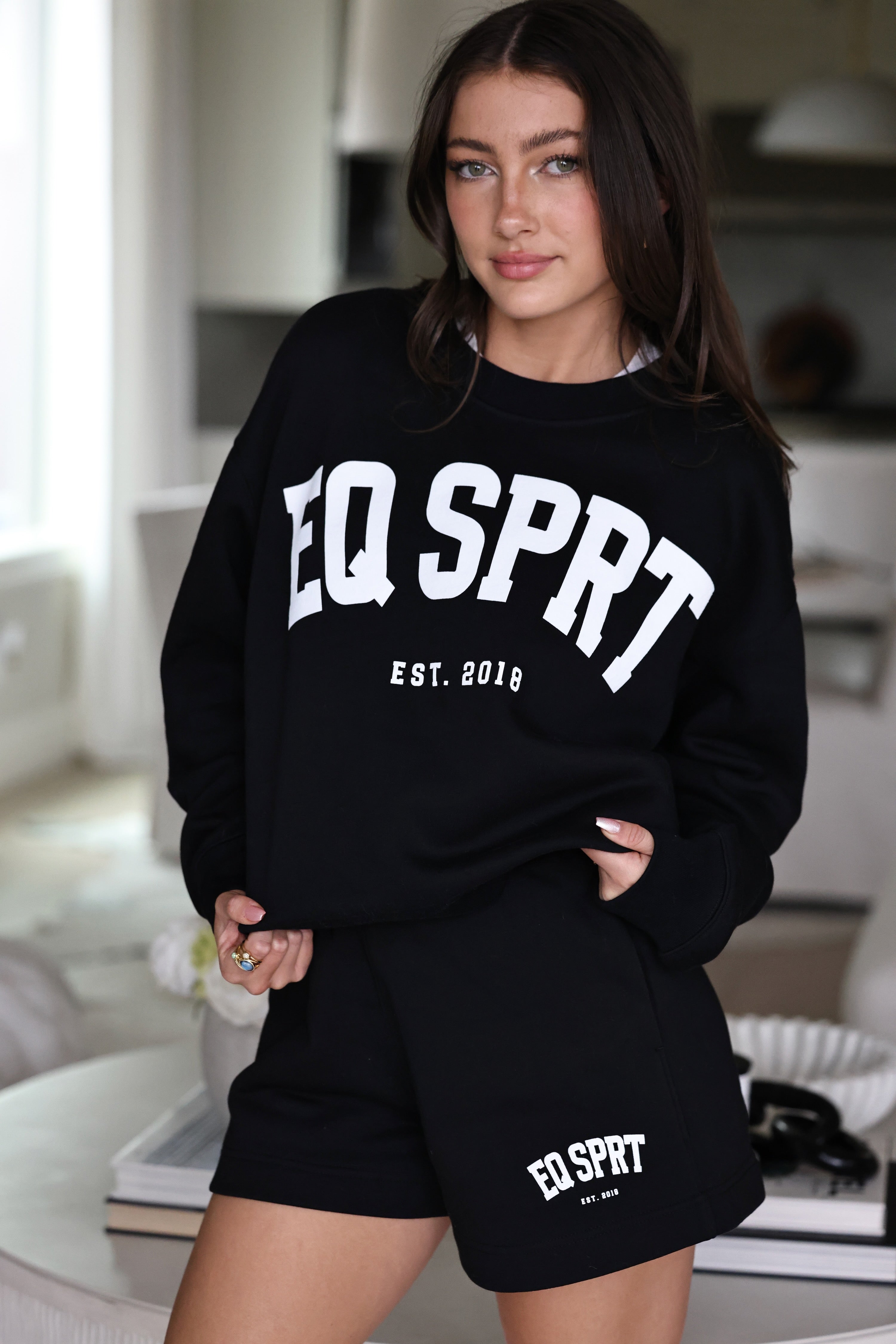 ascolour stylish equestrian eq sprt sweatshirt black