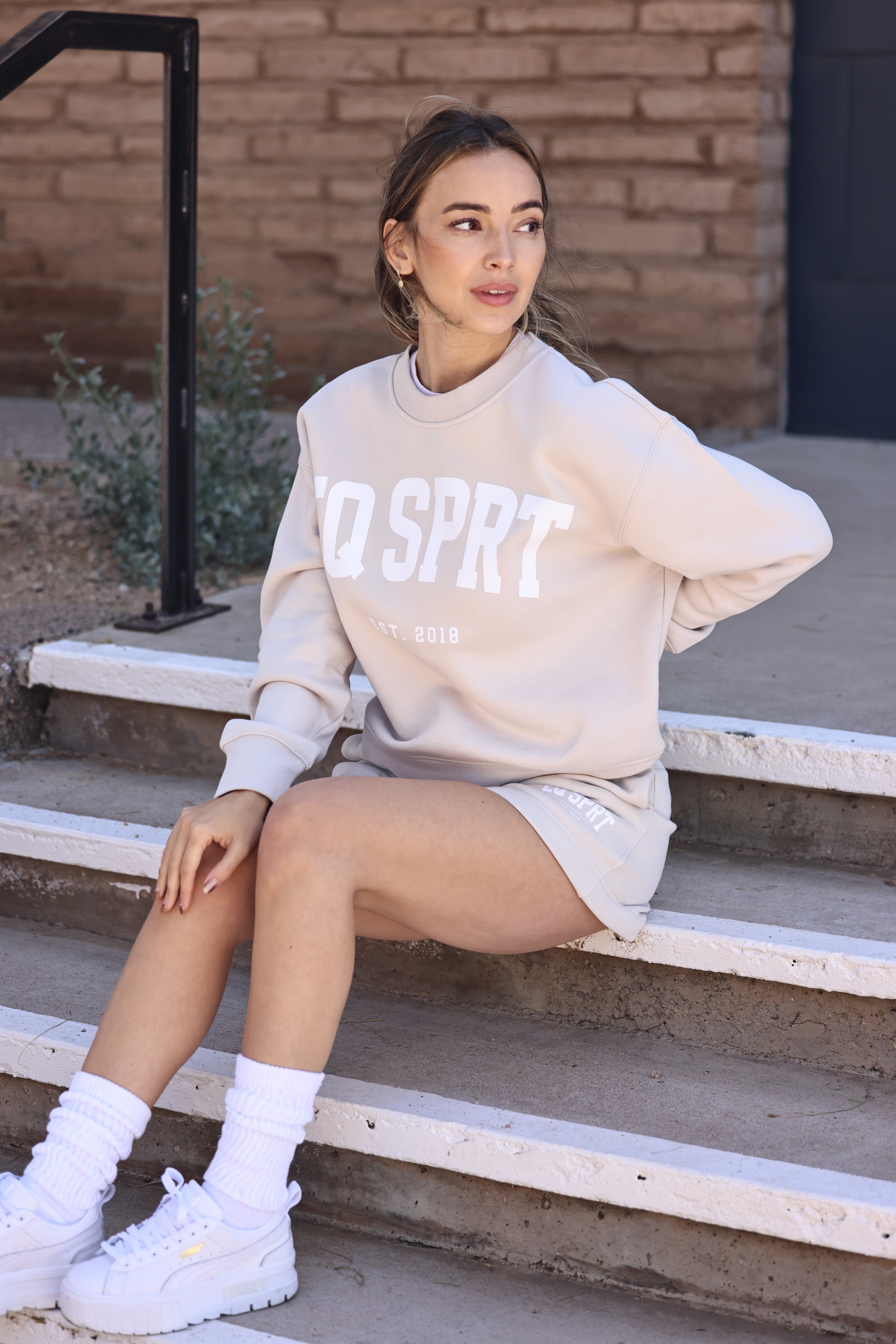 ascolour stylish equestrian eq sprt sweatshirt bone