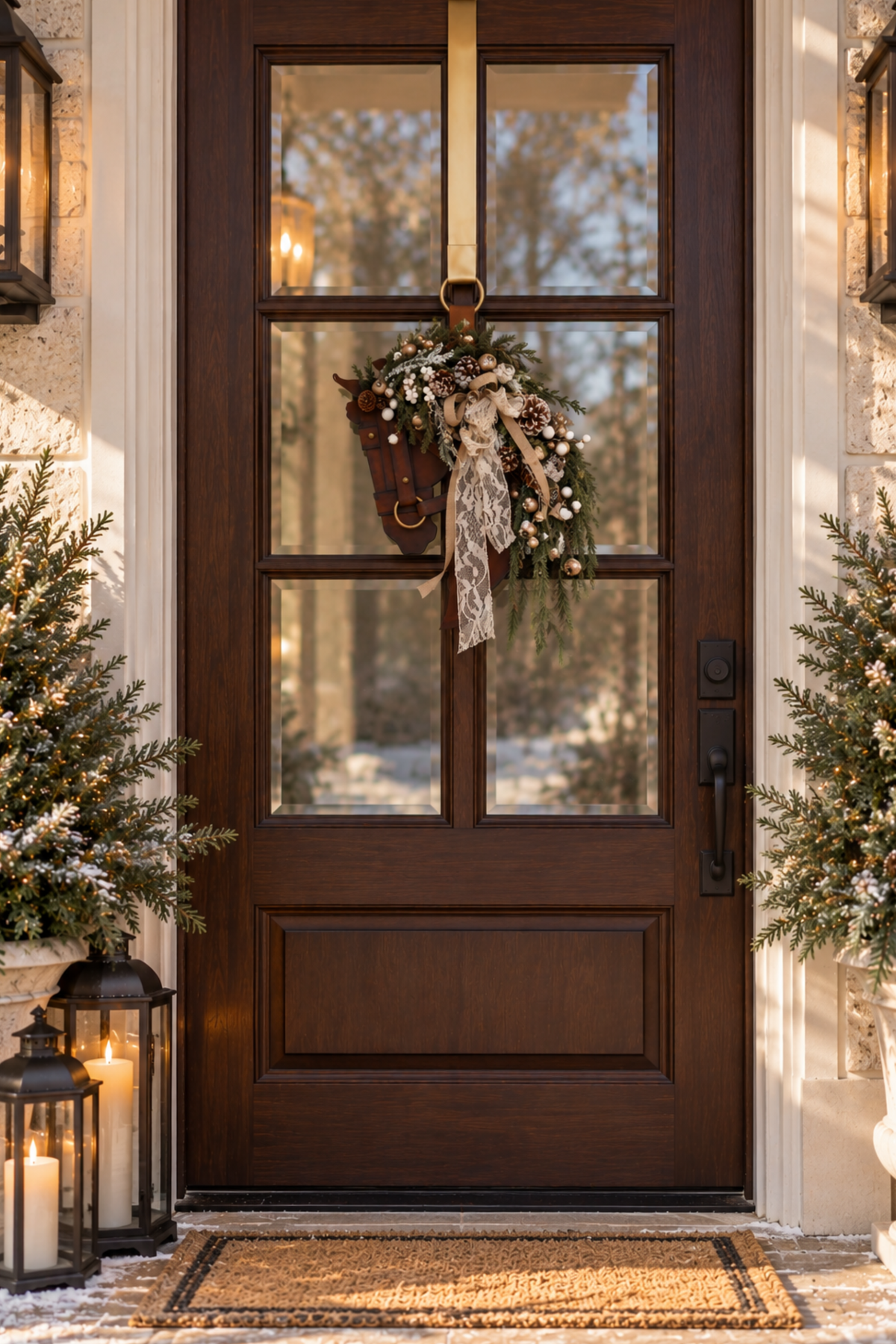 Equestrian Holiday Wreath
