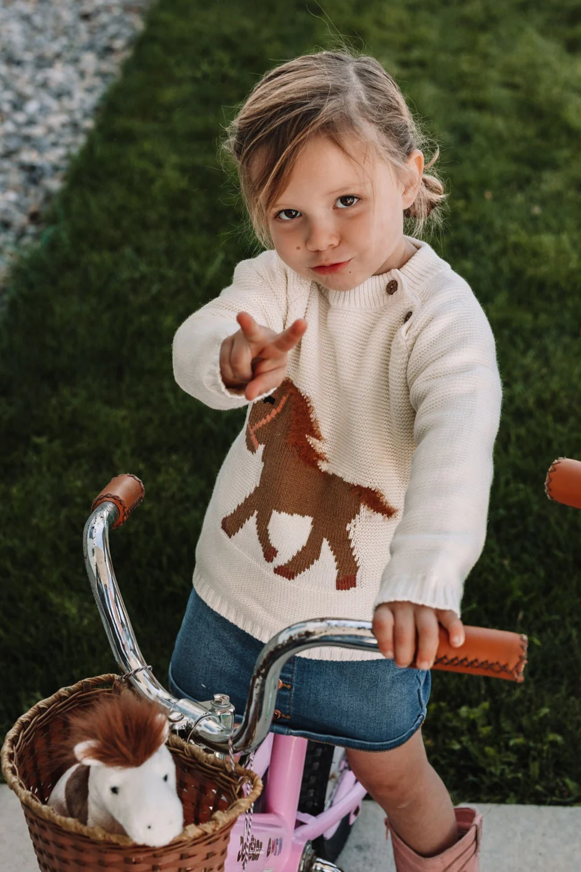 Prescott Pony Knit Sweater
