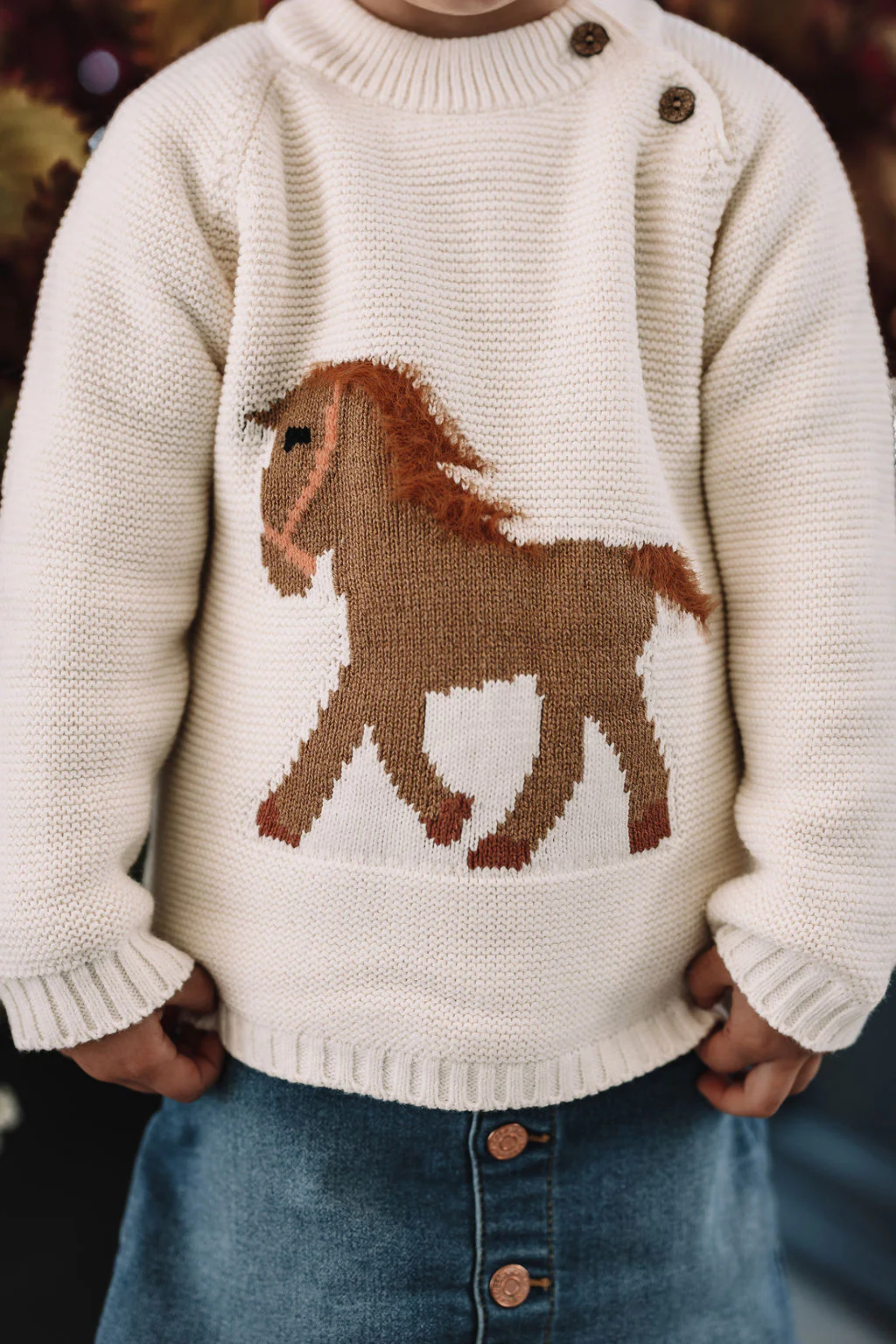 Prescott Pony Knit Sweater