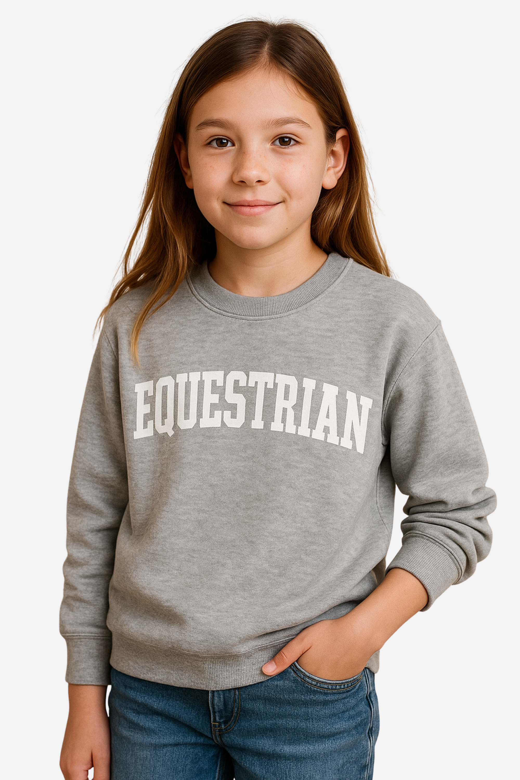 Equestrian Youth Sweatshirt - Athletic Heather