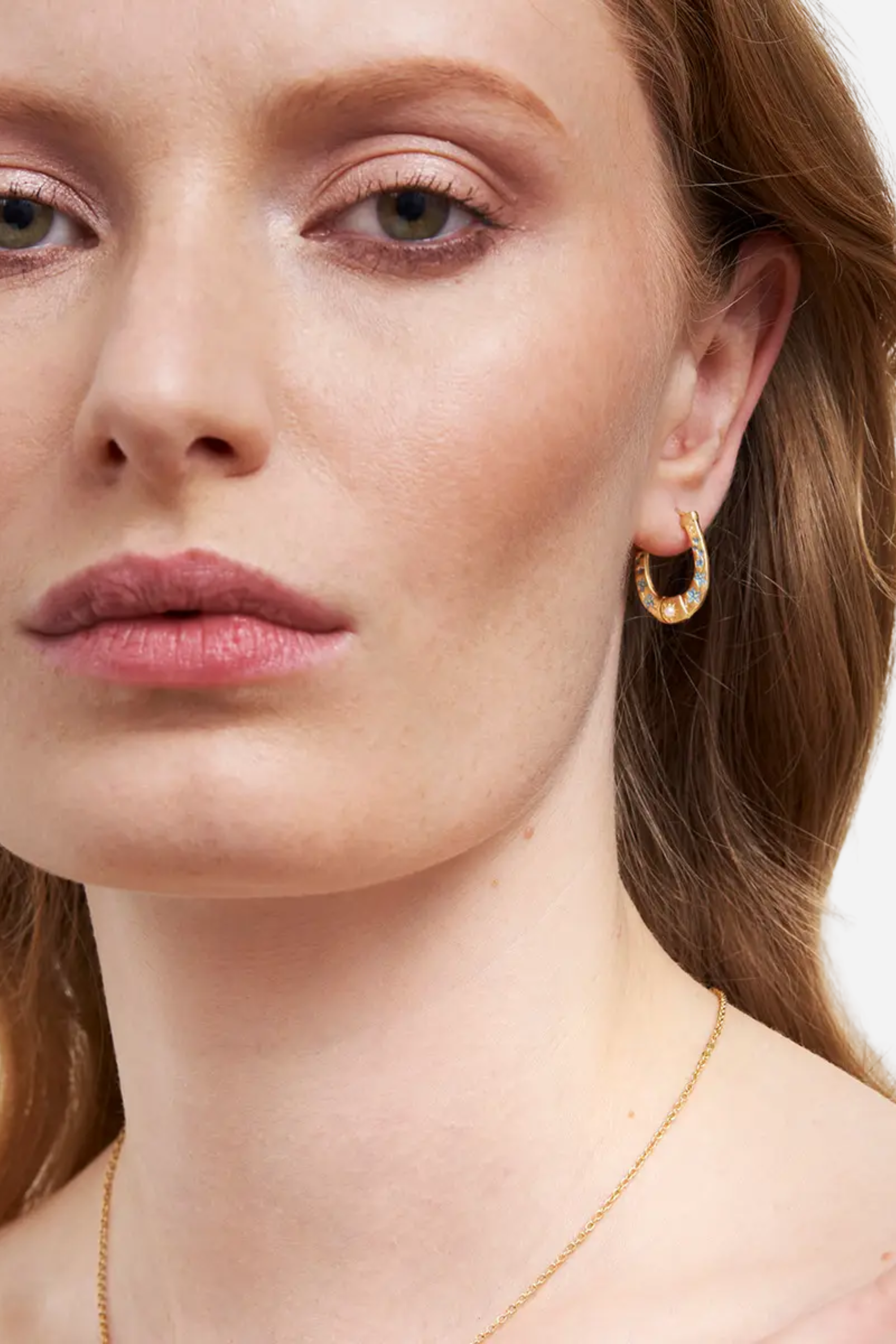 Fable Horseshoe Hoop Earrings