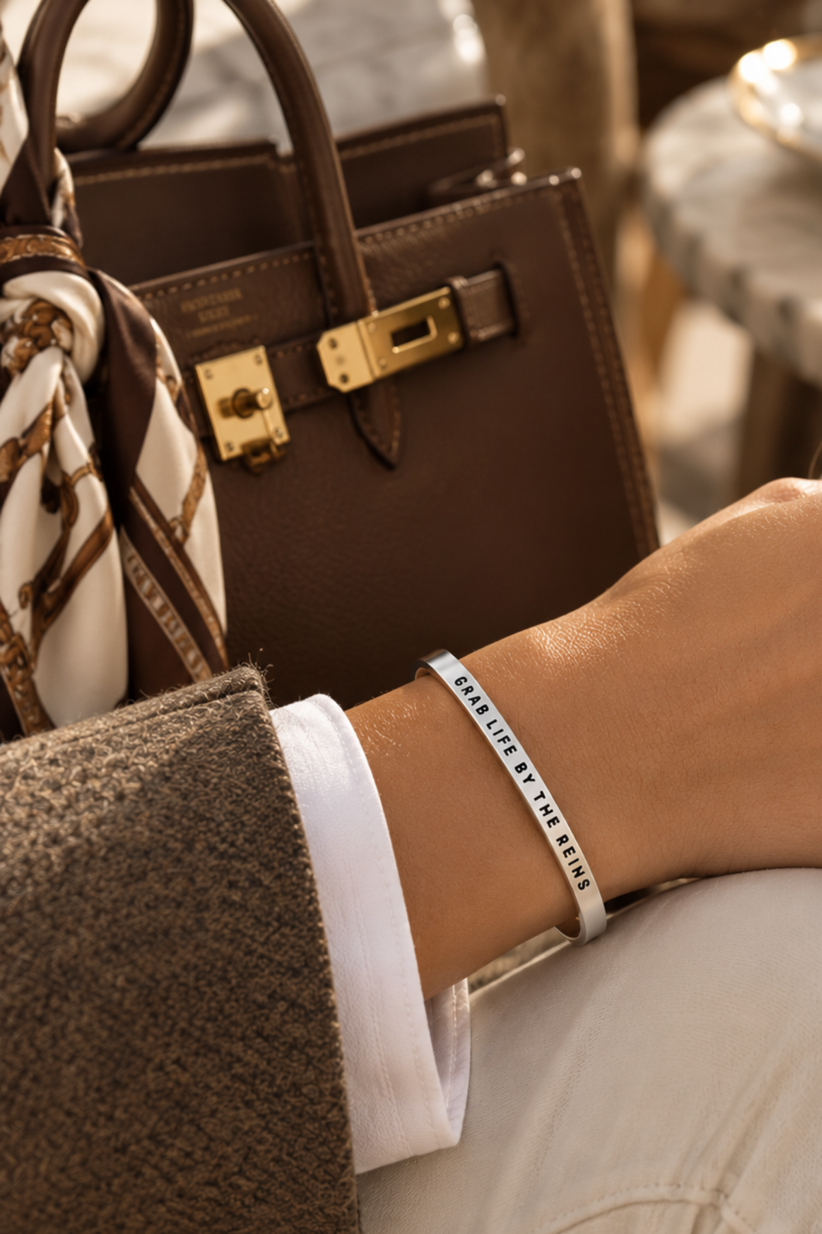 Grab Life By The Reins Bangle