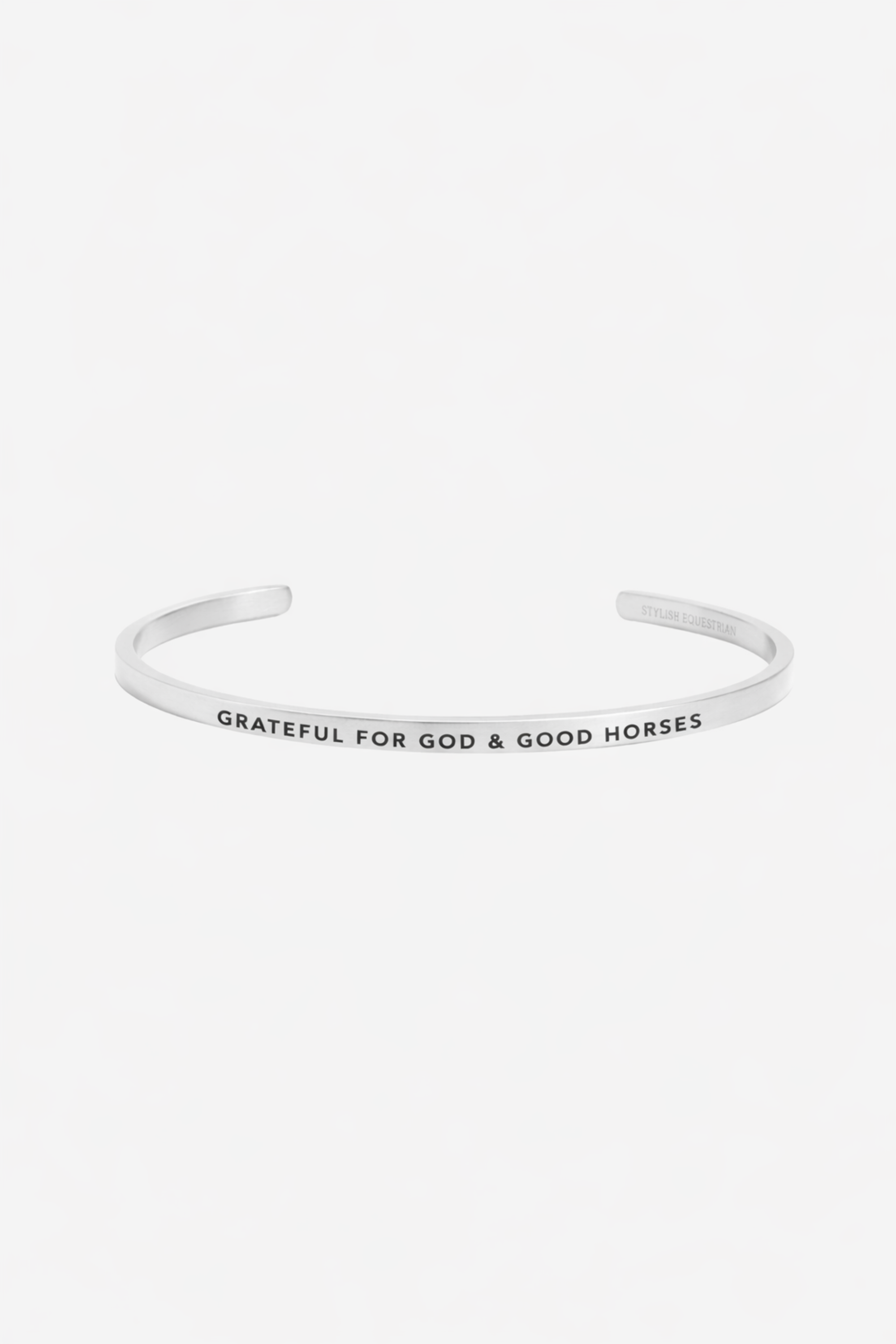 Grateful For God & Good Horses Bangle