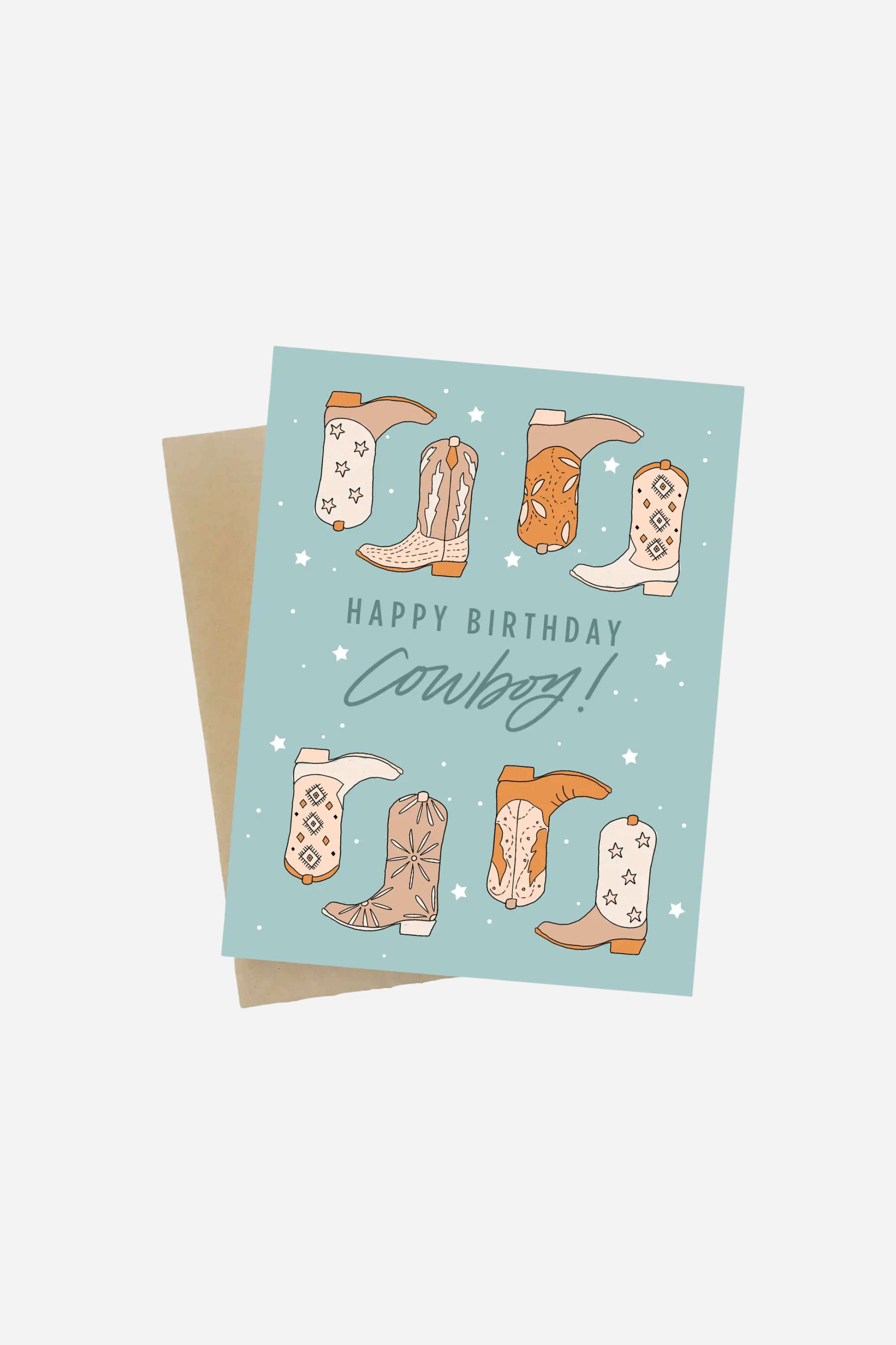 Happy Birthday Cowboy Card