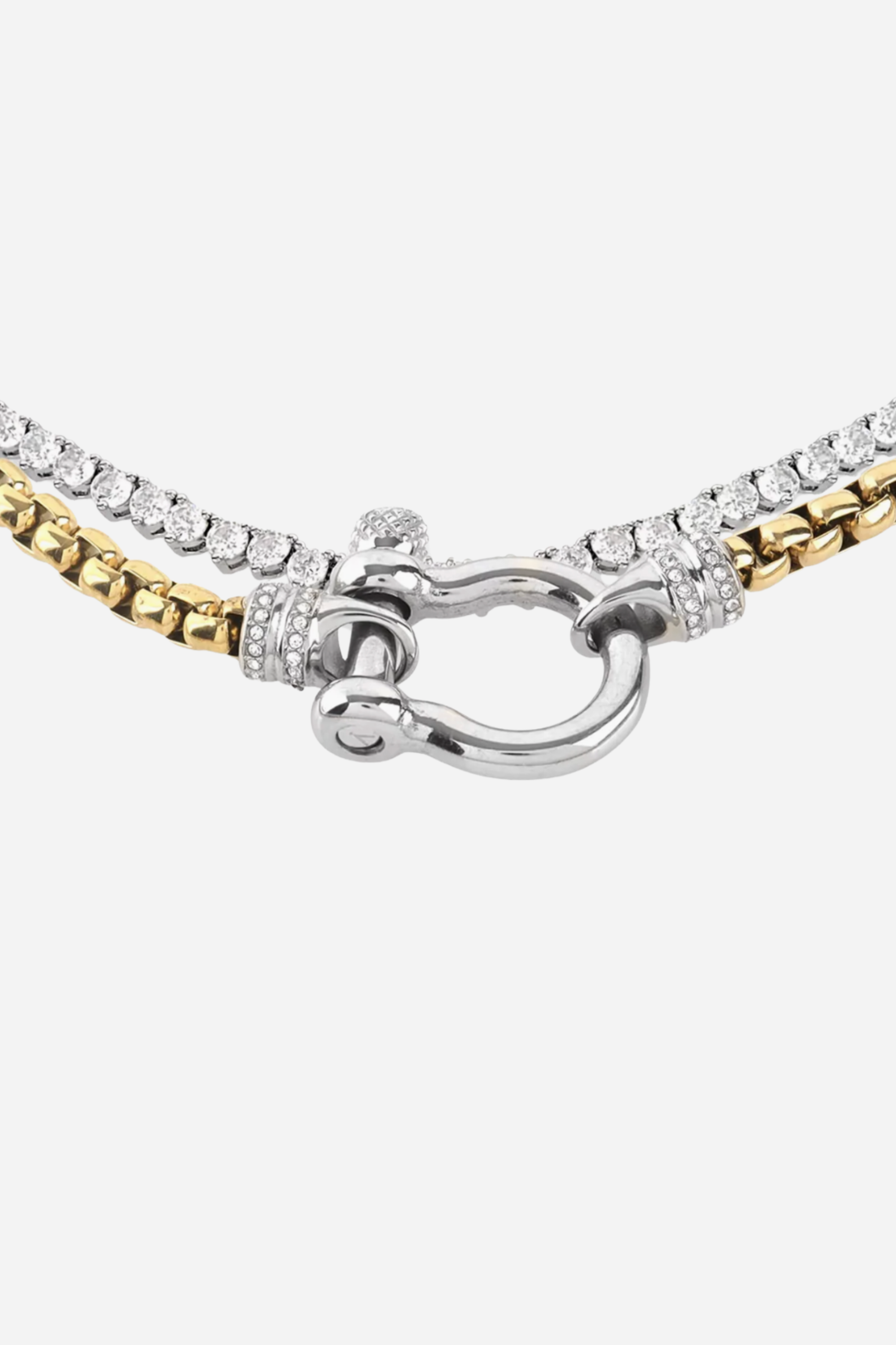 Herradura Tennis Layered Necklace Set