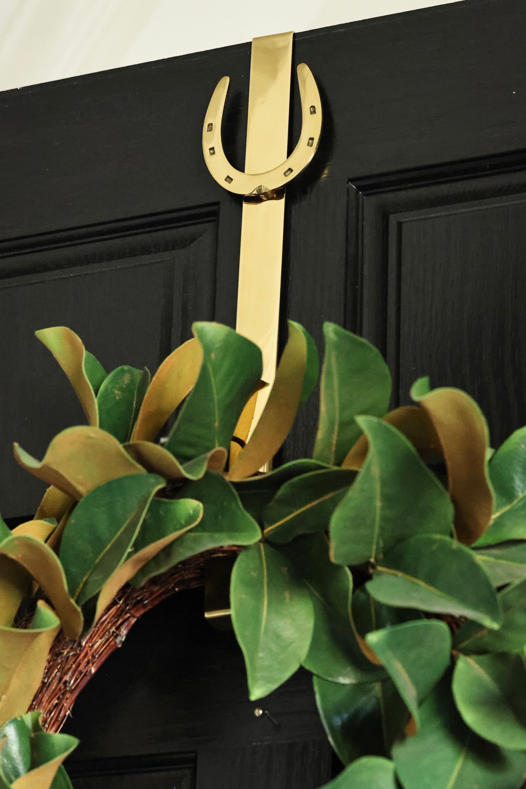 horseshoe plant hanger Horseshoe Wreath Hanger