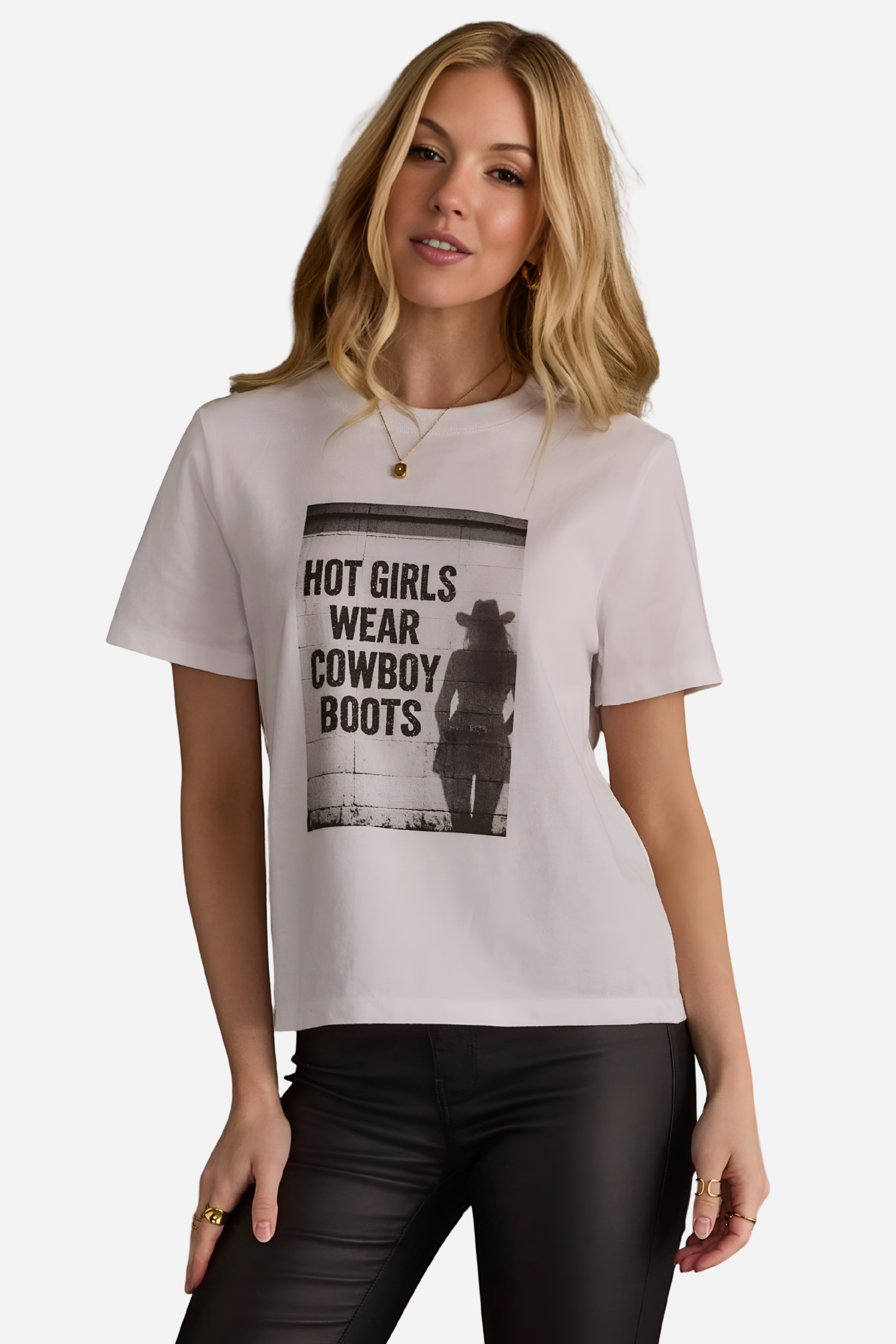 Hot Girls Wear Cowboy Boots Graphic Tee