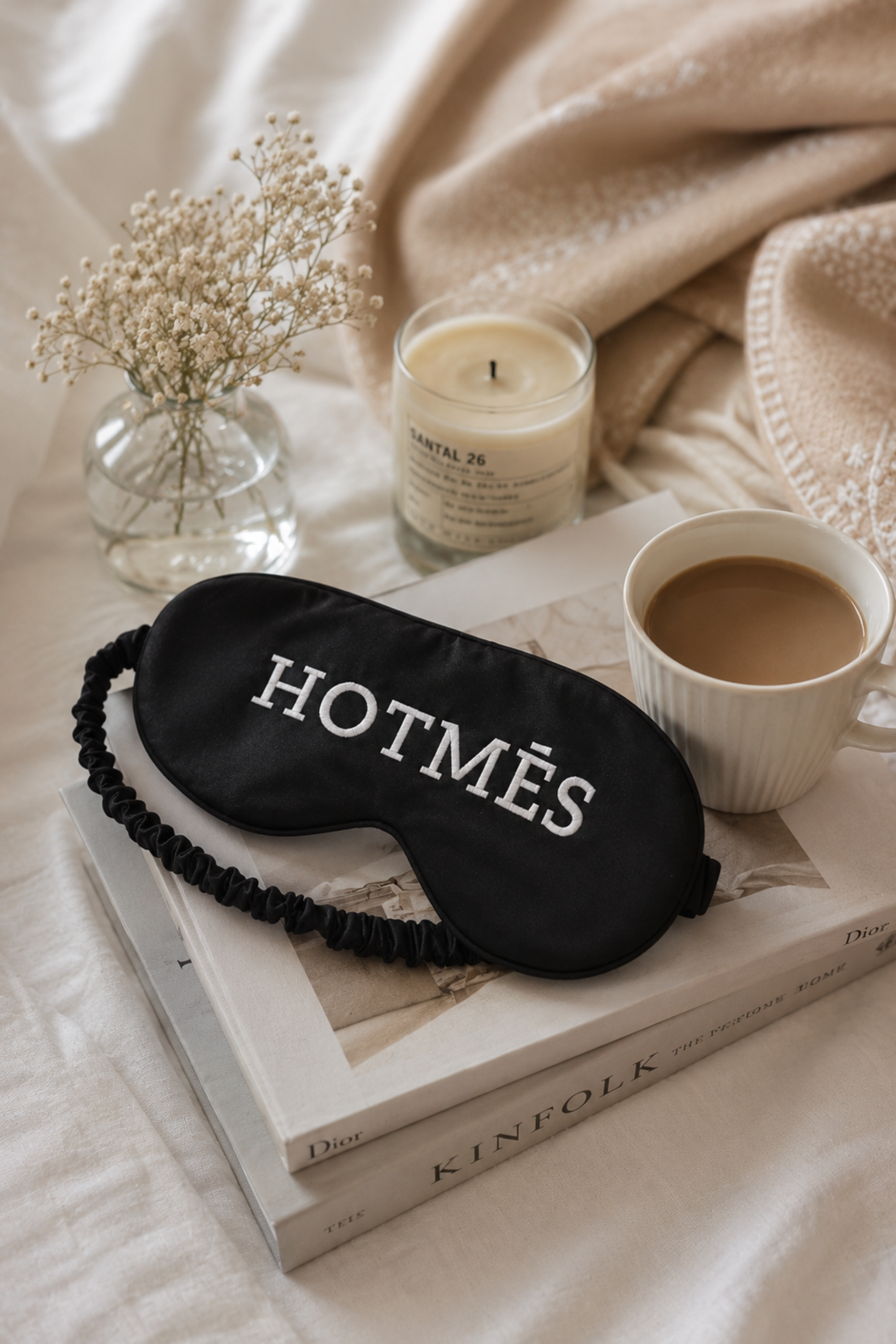 Hotmés Silk Sleep Mask - Black