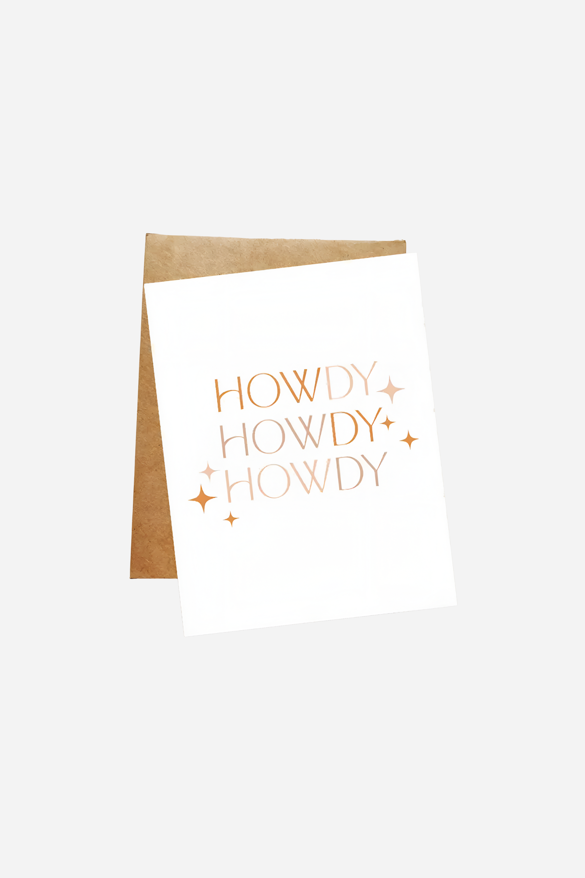 Howdy Howdy Howdy Card