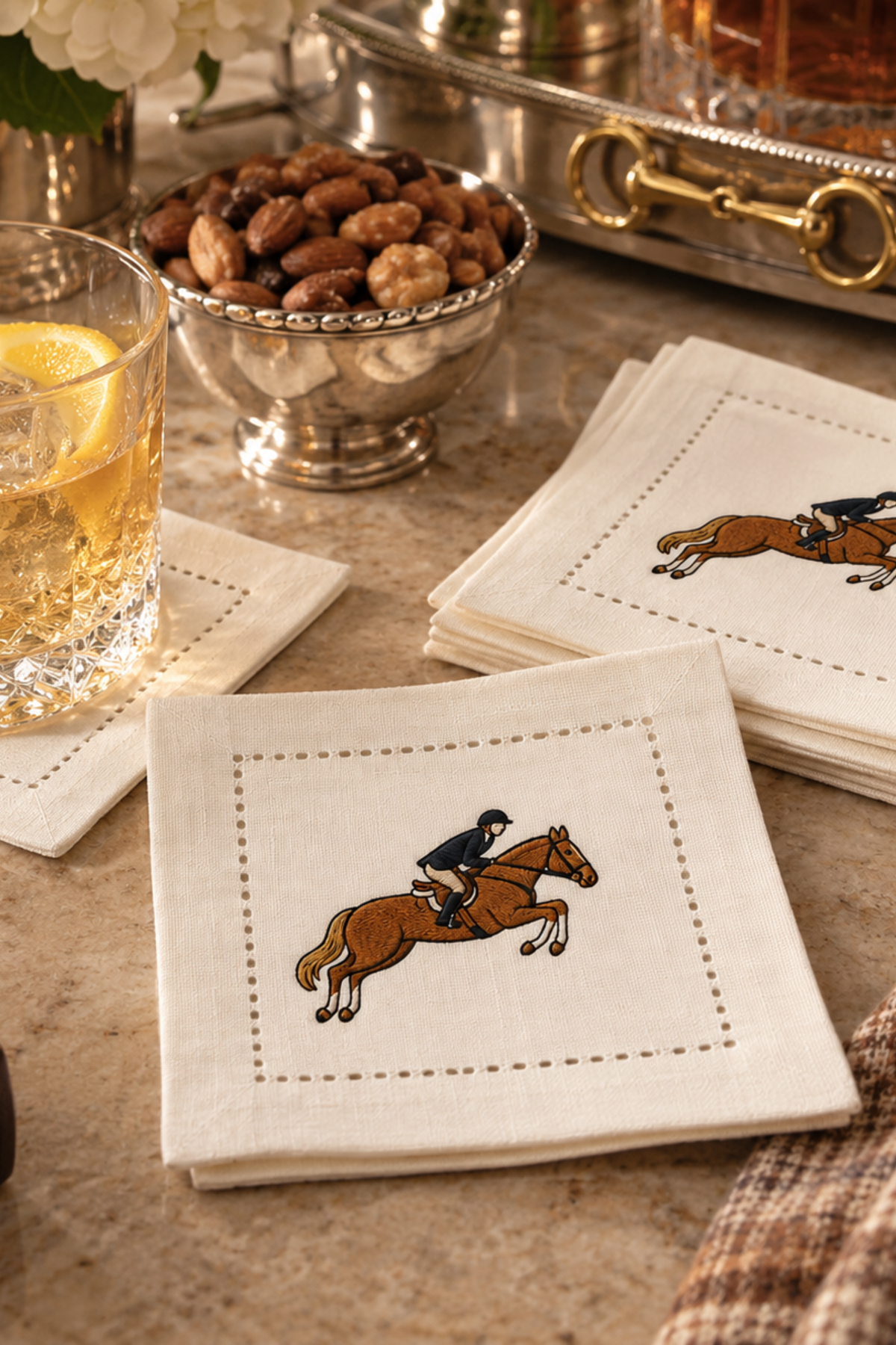 Hunter Jumper Cocktail Napkin Set