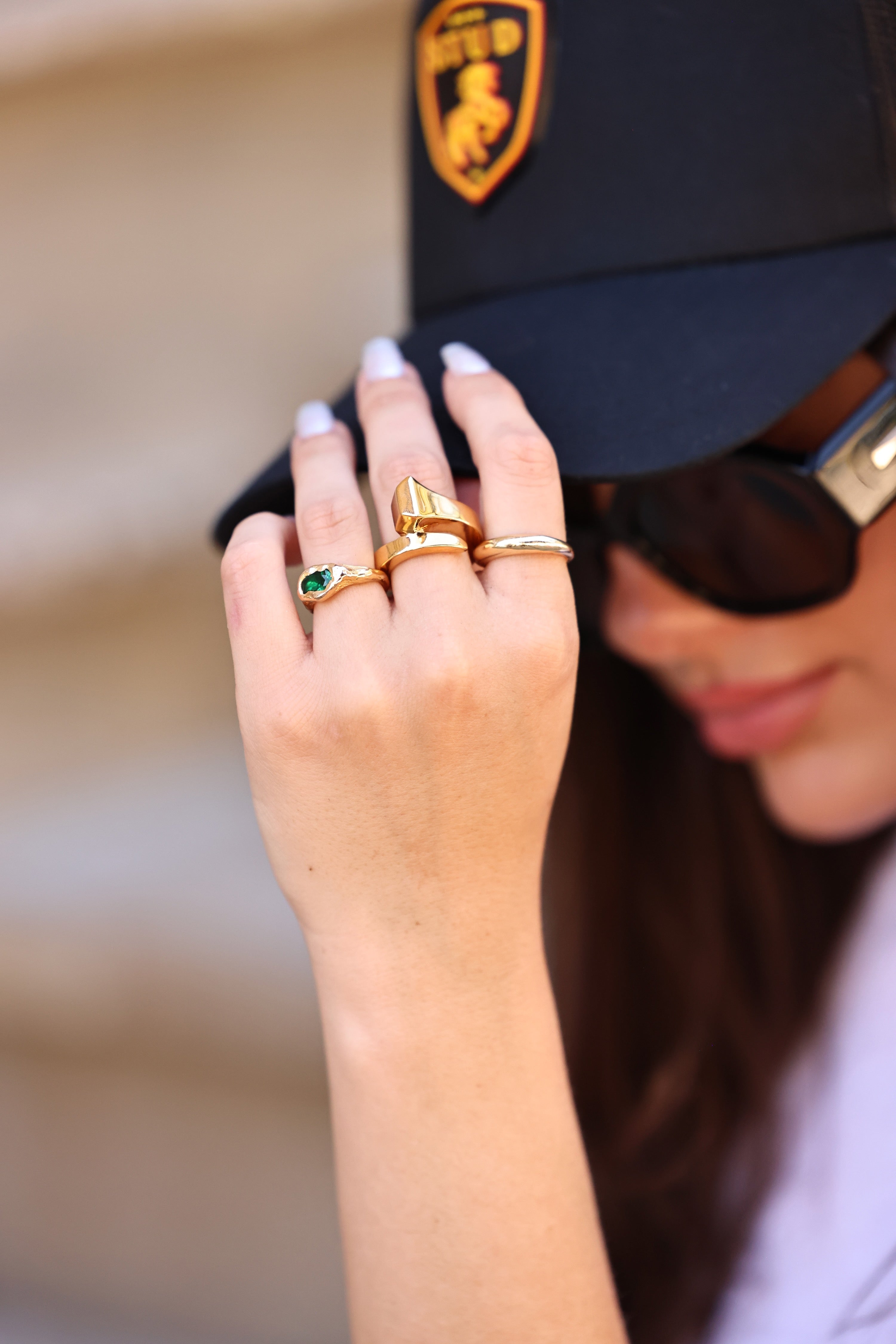 Icon Nail Ring - Gold
