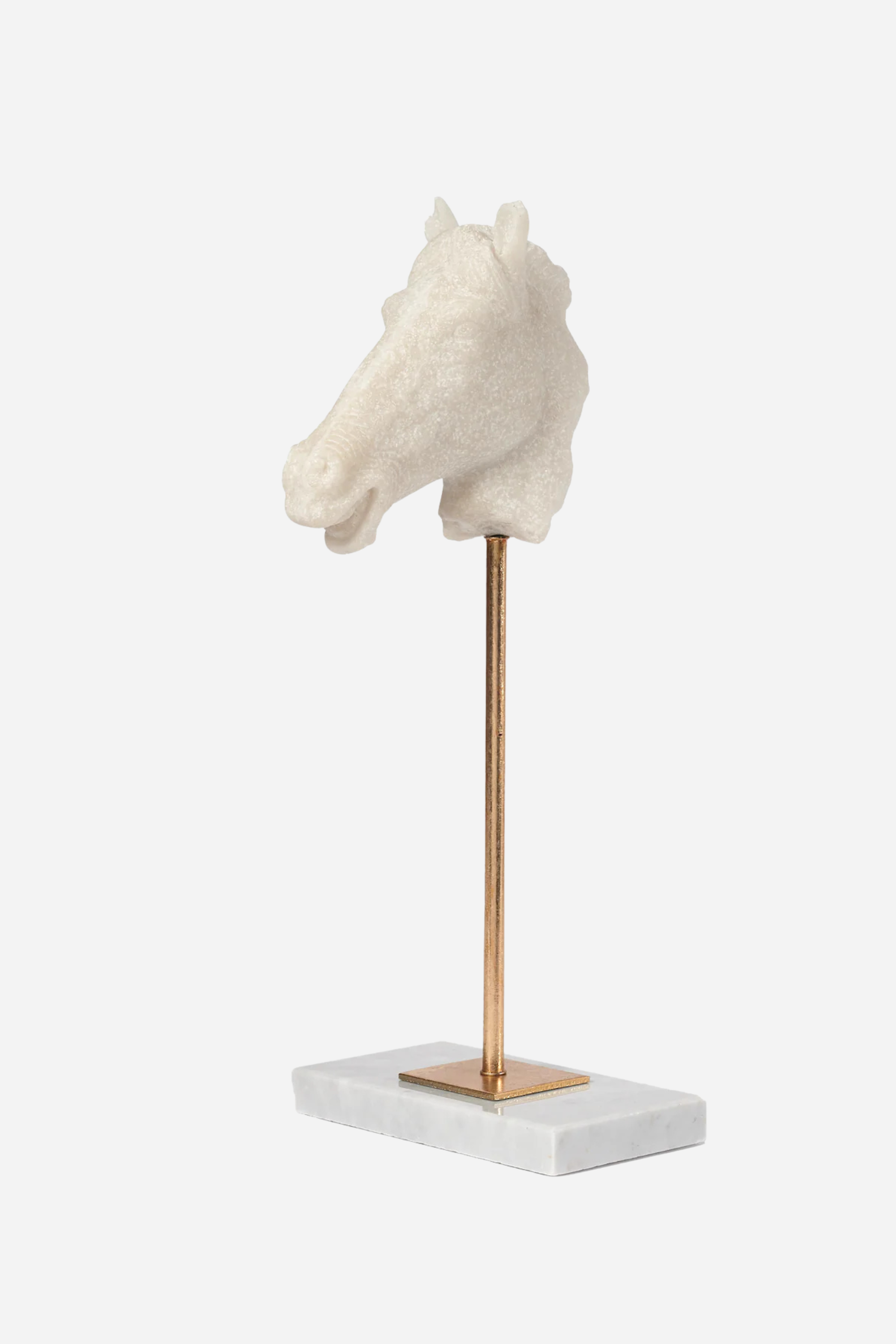 Isla Marble Horse Head Accent