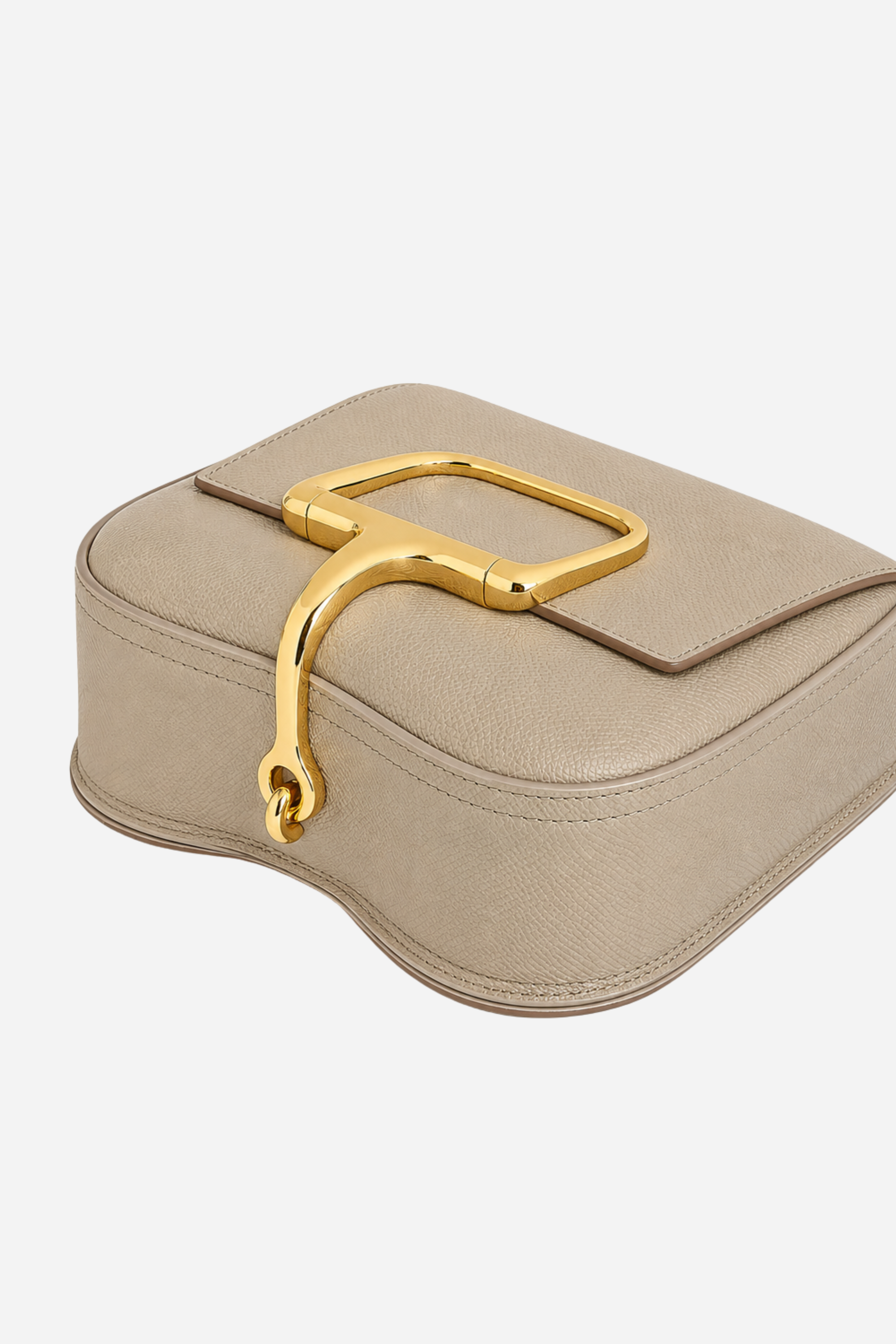 Kaley Leather Crossbody Bag - Taupe