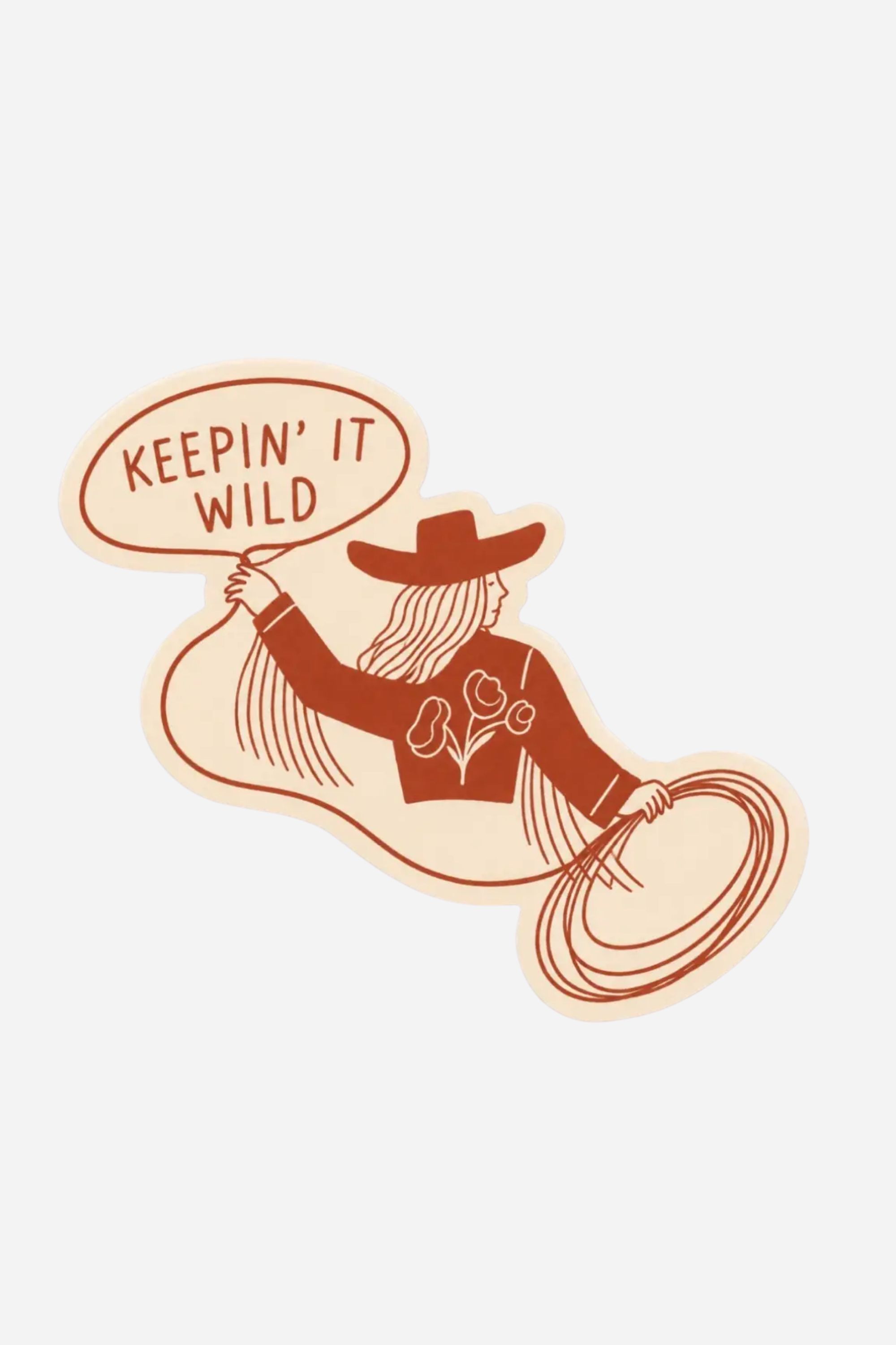 Keepin' it Wild Sticker