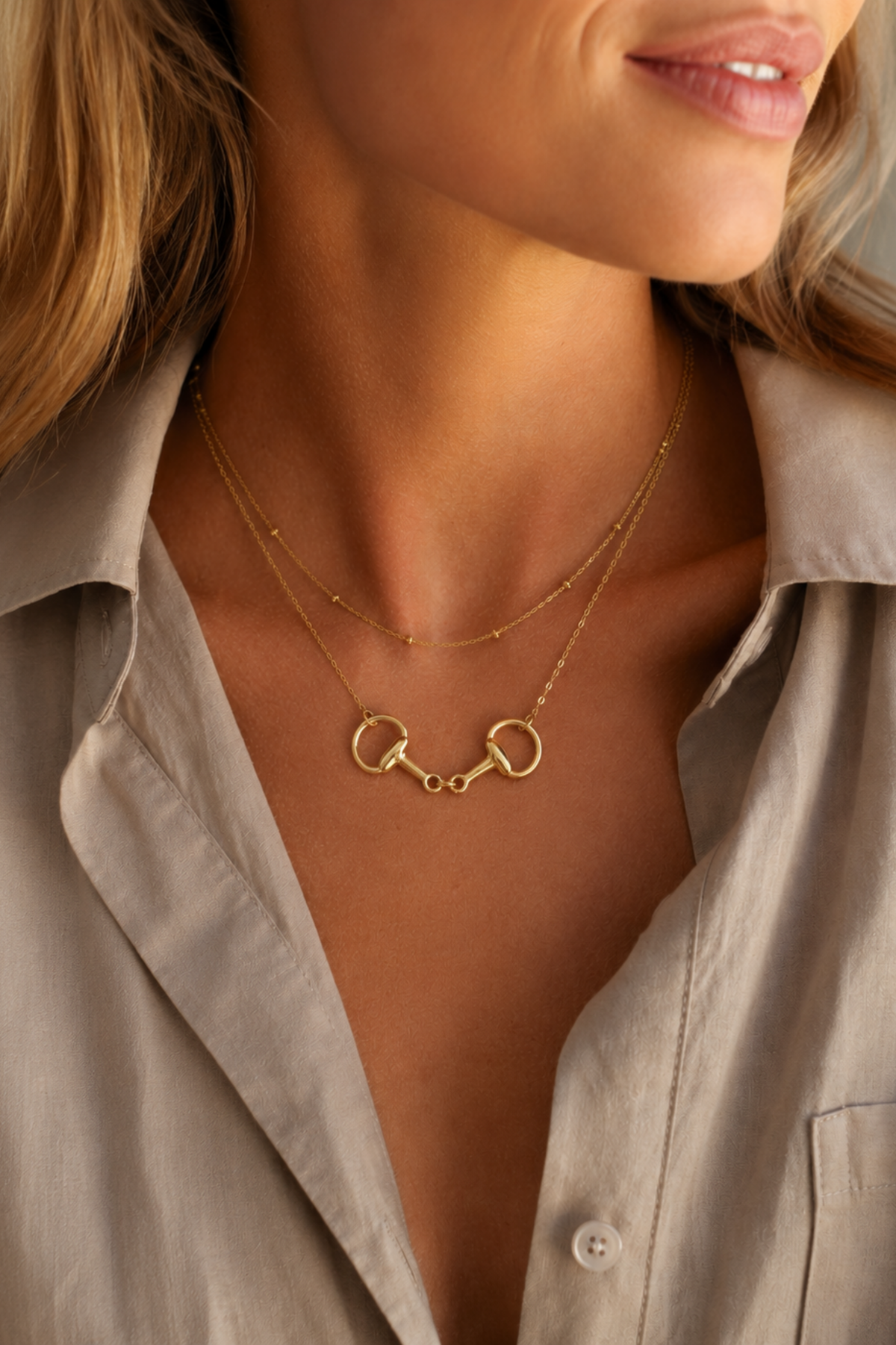 Lennox Layered Bit Necklace