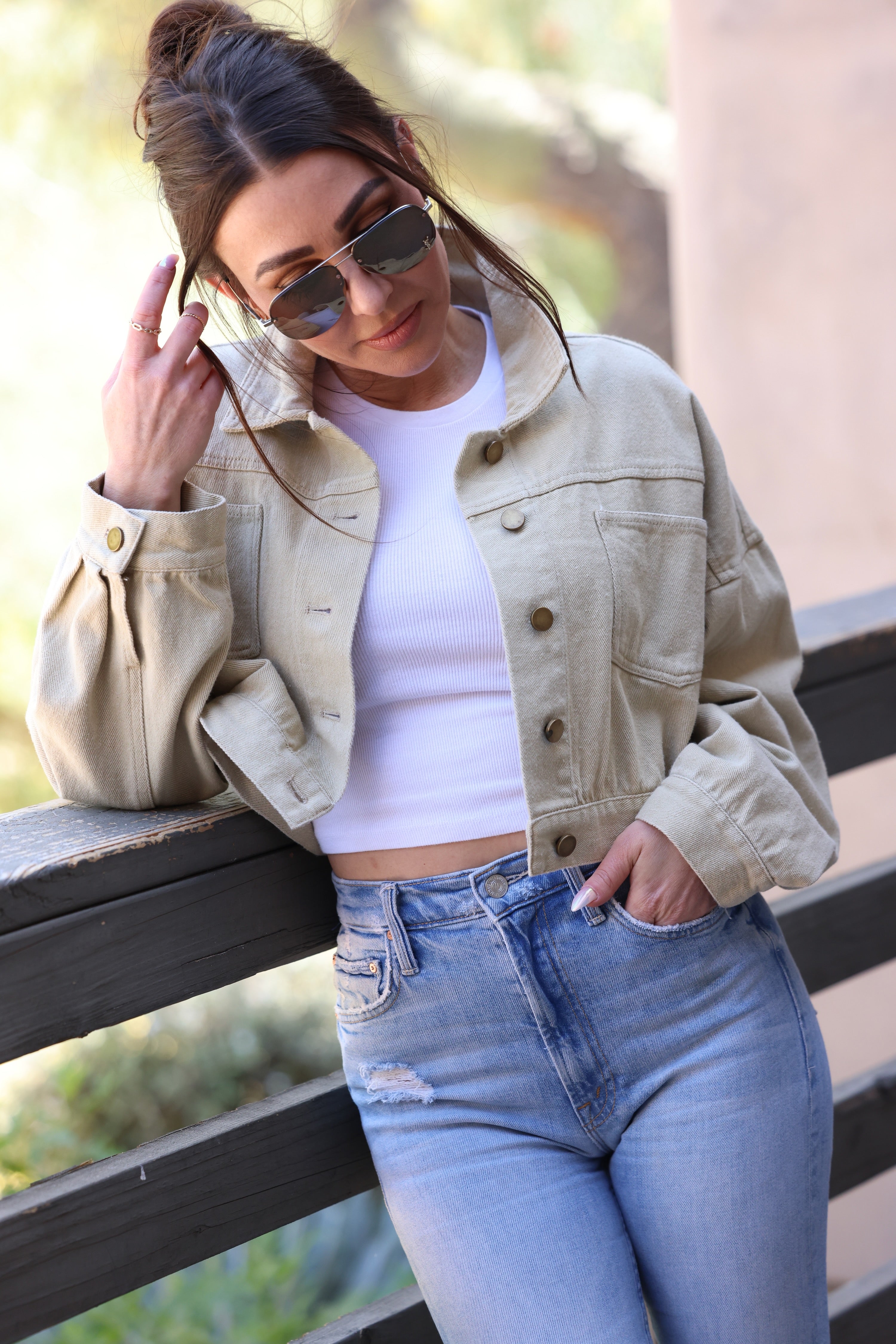 Blue B Long Live Cowgirls Cropped Jacket  -horse girl apparel, casual western riding apparel, horse head embroidery, cowgirl, equestrian inspired clothing, cowgirl jacket