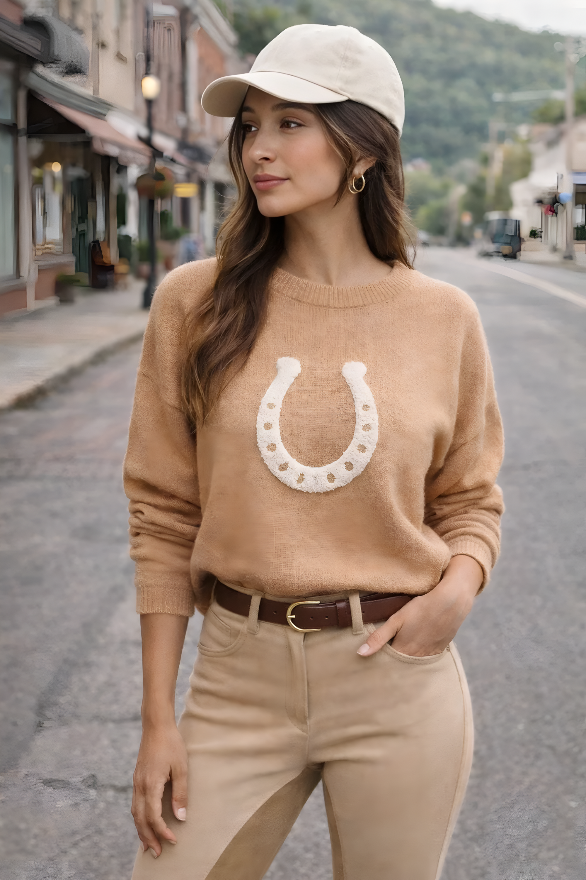 Lucky Daze Horseshoe Sweater