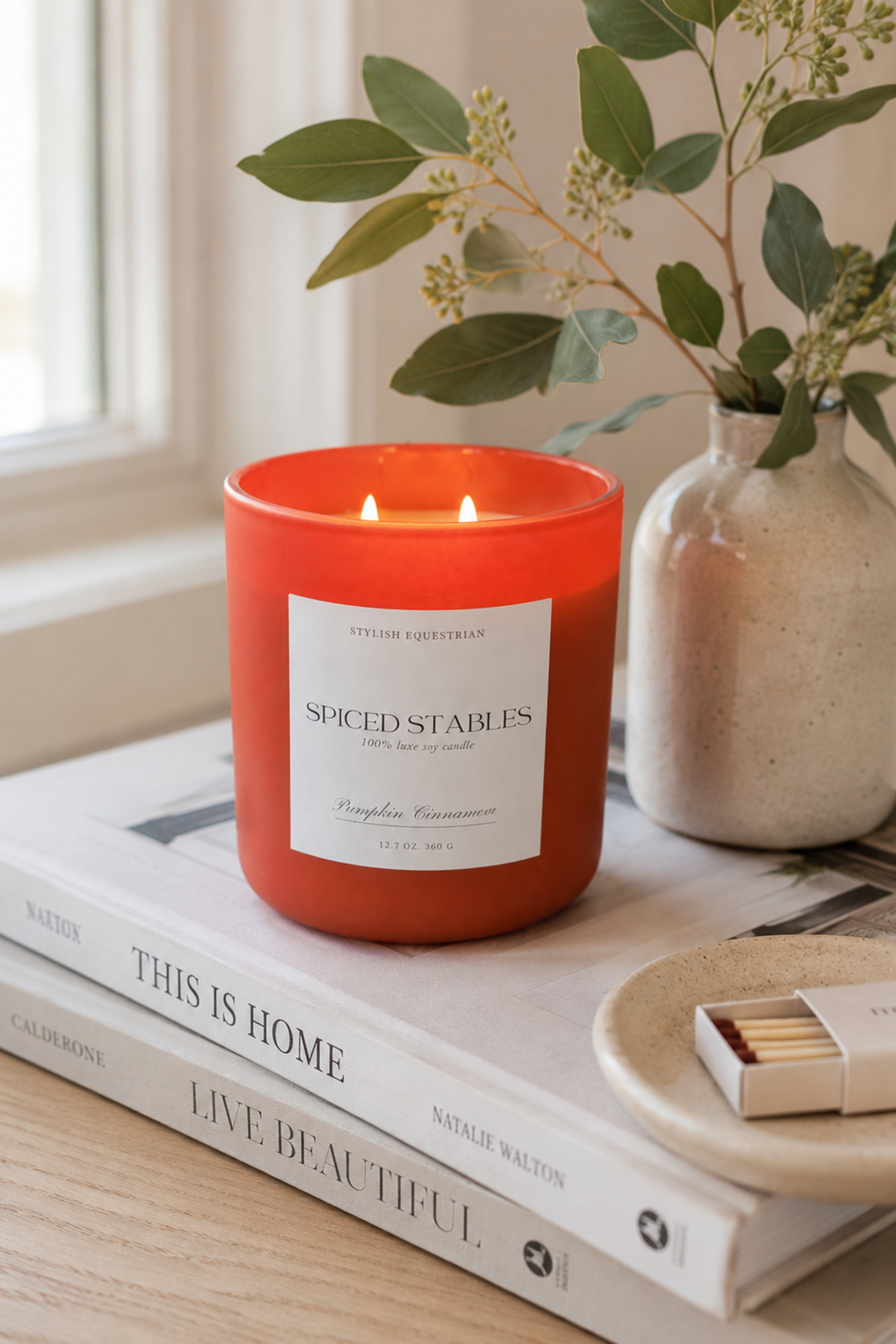 Luxe Signature Candle - Spiced Stables